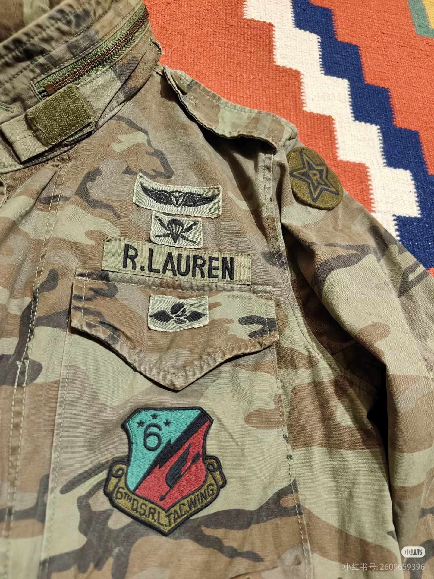Denim & Supply Ralph Lauren Ralph Lauren Distressed Camo M65 Jacket Size US M / EU 48-50 / 2 - 6 Thumbnail