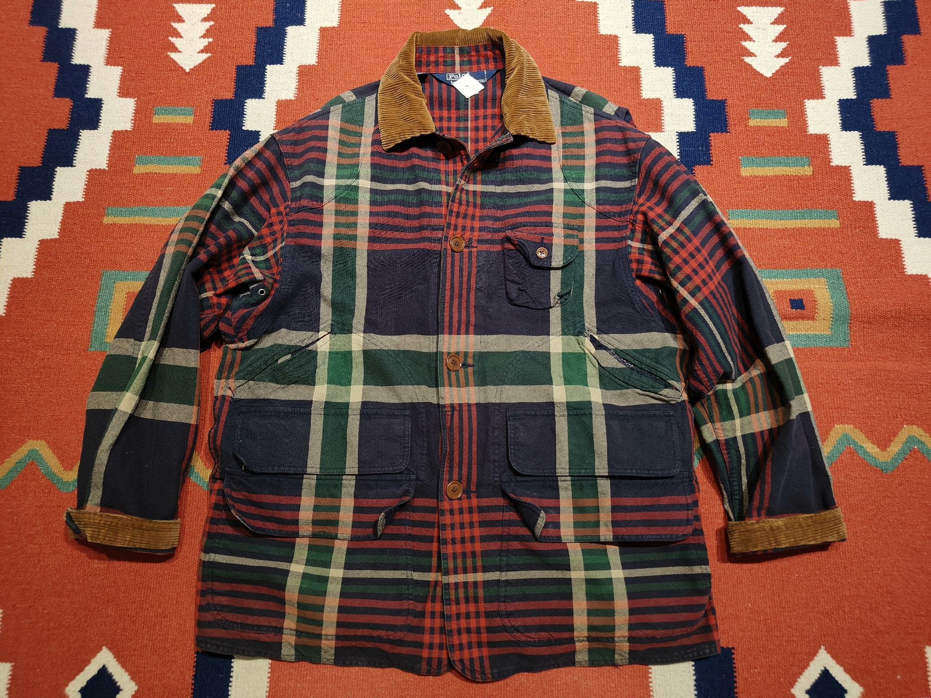 VINNY's Vintage RRL Polo Ralph Lauren Plaid Jacket Size US M / EU 48-50 / 2 - 2 Thumbnail