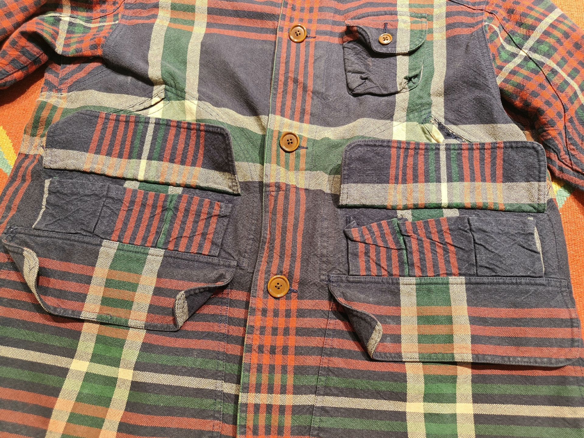 VINNY's Vintage RRL Polo Ralph Lauren Plaid Jacket Size US M / EU 48-50 / 2 - 6 Thumbnail