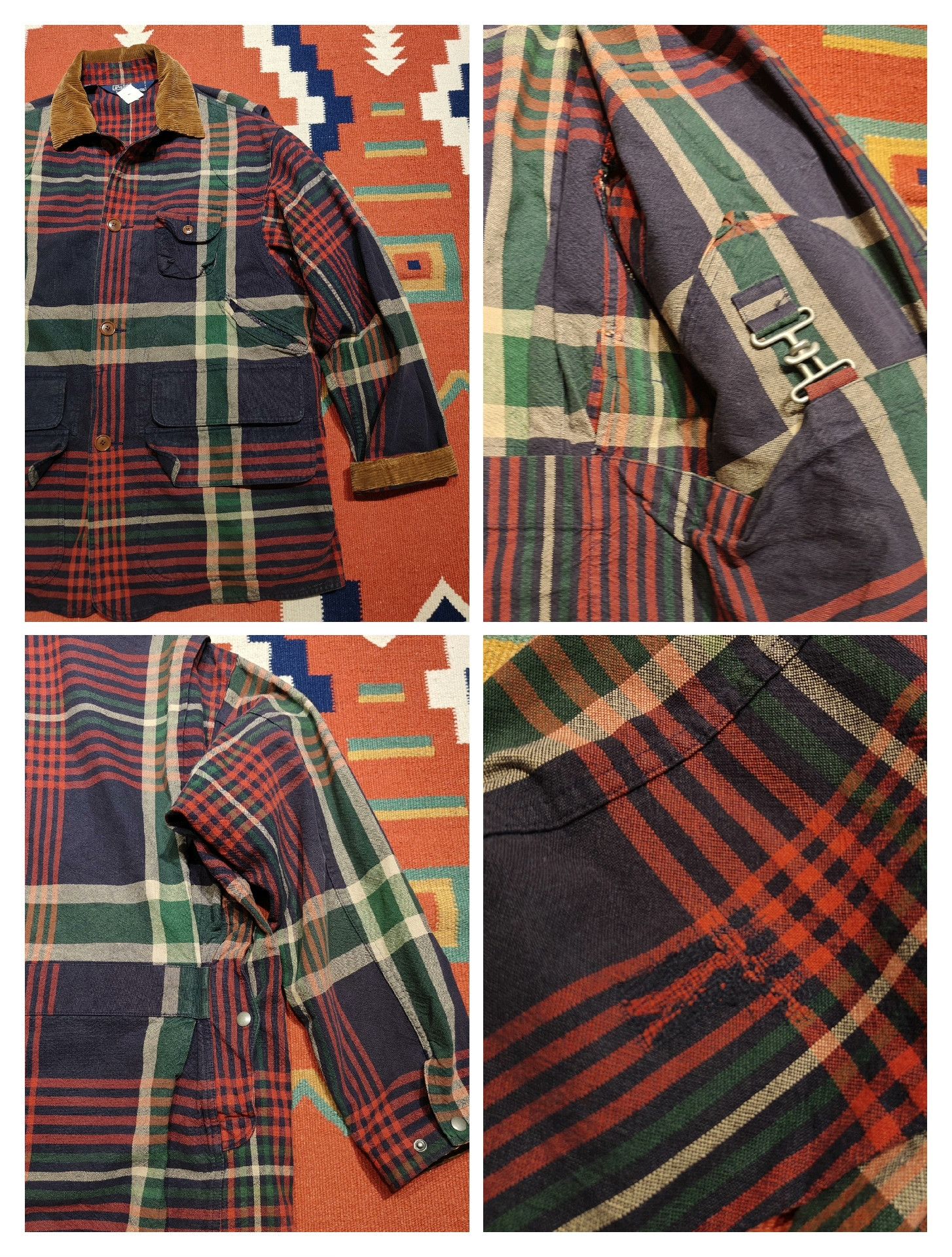 VINNY's Vintage RRL Polo Ralph Lauren Plaid Jacket Size US M / EU 48-50 / 2 - 9 Thumbnail