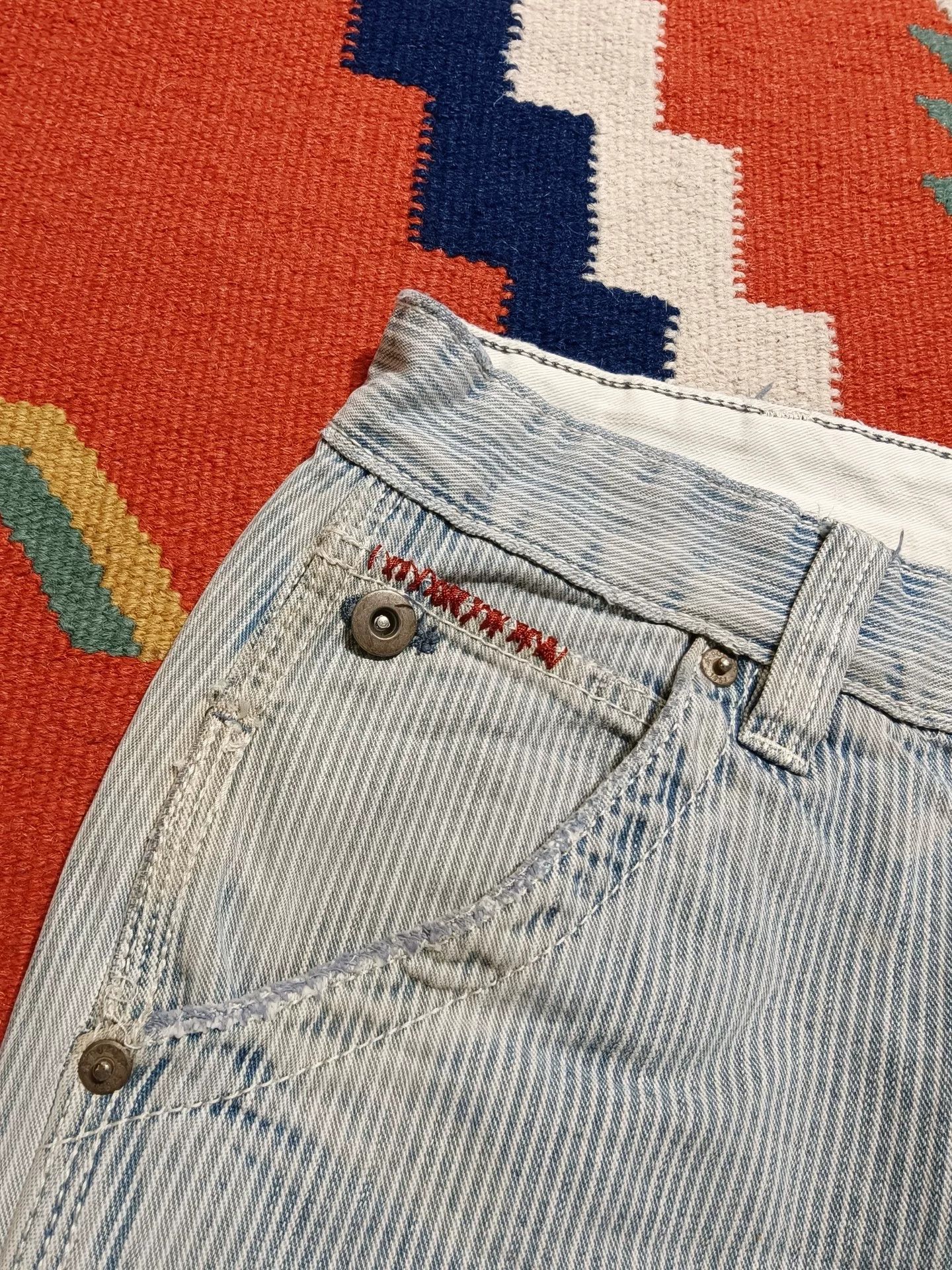Polo Ralph Lauren Ralph Lauren Nautical Stripe Distressed Pants Size US 32 / EU 48 - 3 Thumbnail
