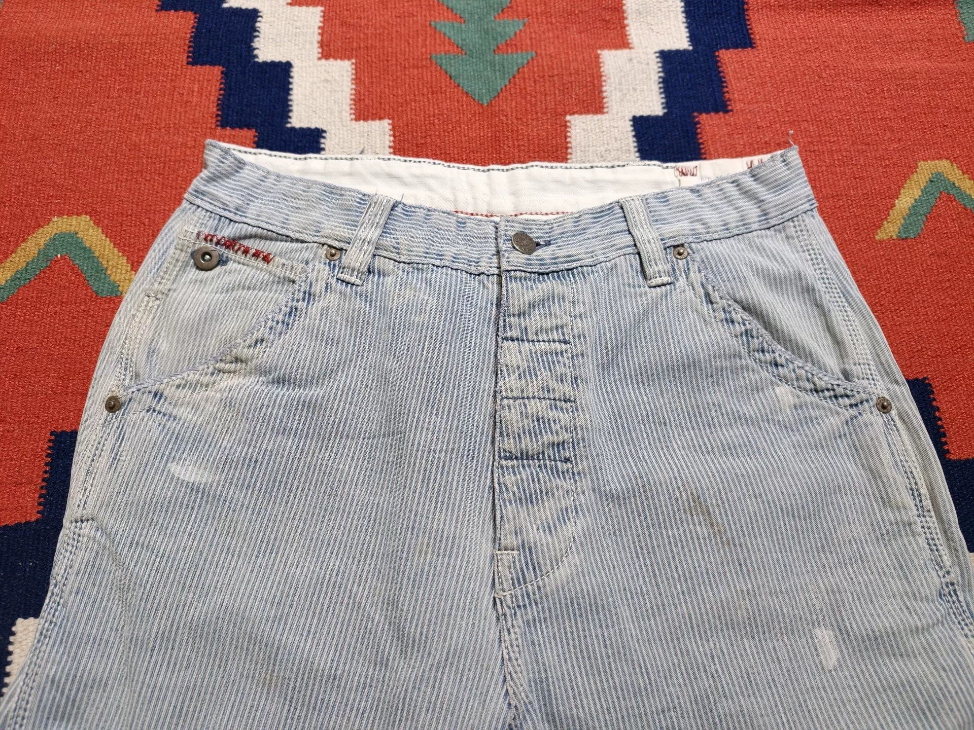 Polo Ralph Lauren Ralph Lauren Nautical Stripe Distressed Pants Size US 32 / EU 48 - 2 Thumbnail