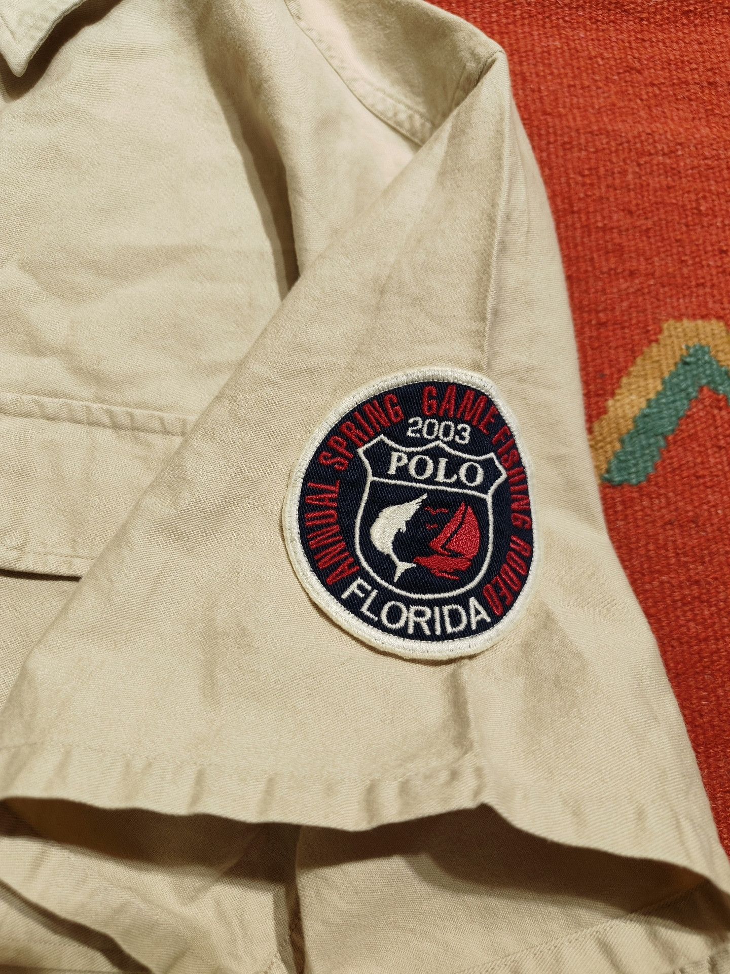 RRL Ralph Lauren Polo RRL 2003 Fishing Contest Shirt Size US L / EU 52-54 / 3 - 6 Thumbnail