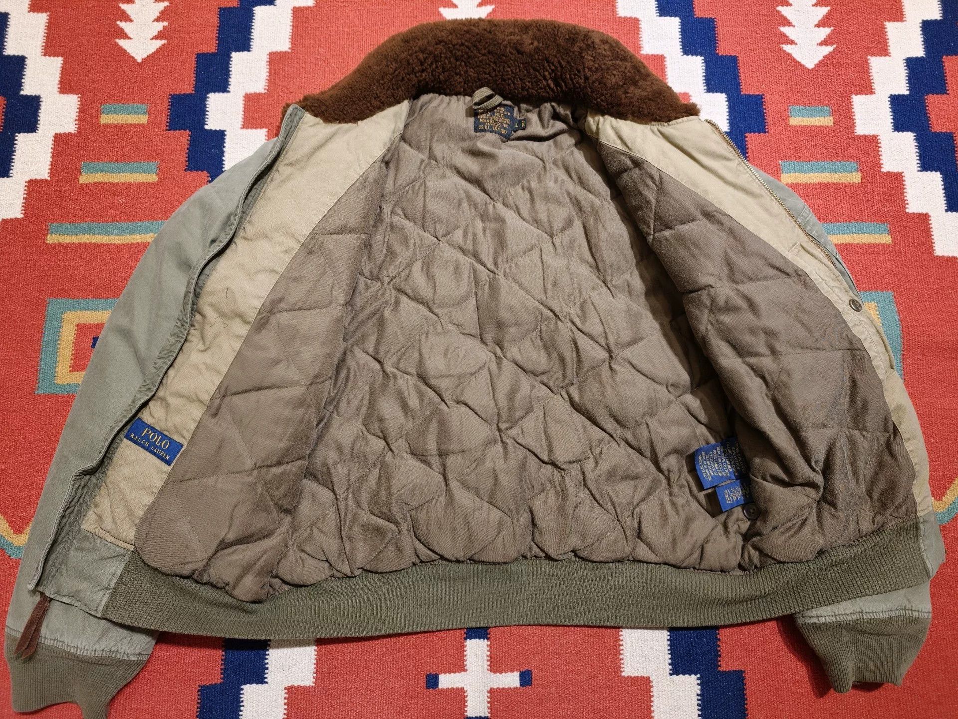 RRL Ralph Lauren Polo Ralph Lauren RRL B15 Down Flight Jacket Size US L / EU 52-54 / 3 - 4 Thumbnail
