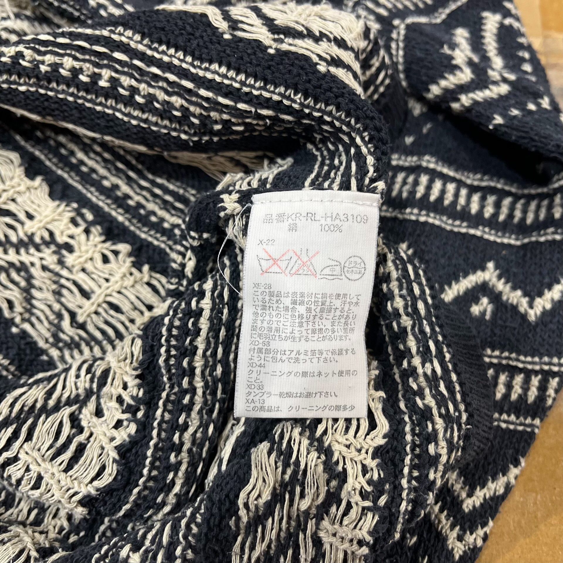 RRL Ralph Lauren Ralph Lauren Double RL Henley Sweater Size US L / EU 52-54 / 3 - 5 Thumbnail