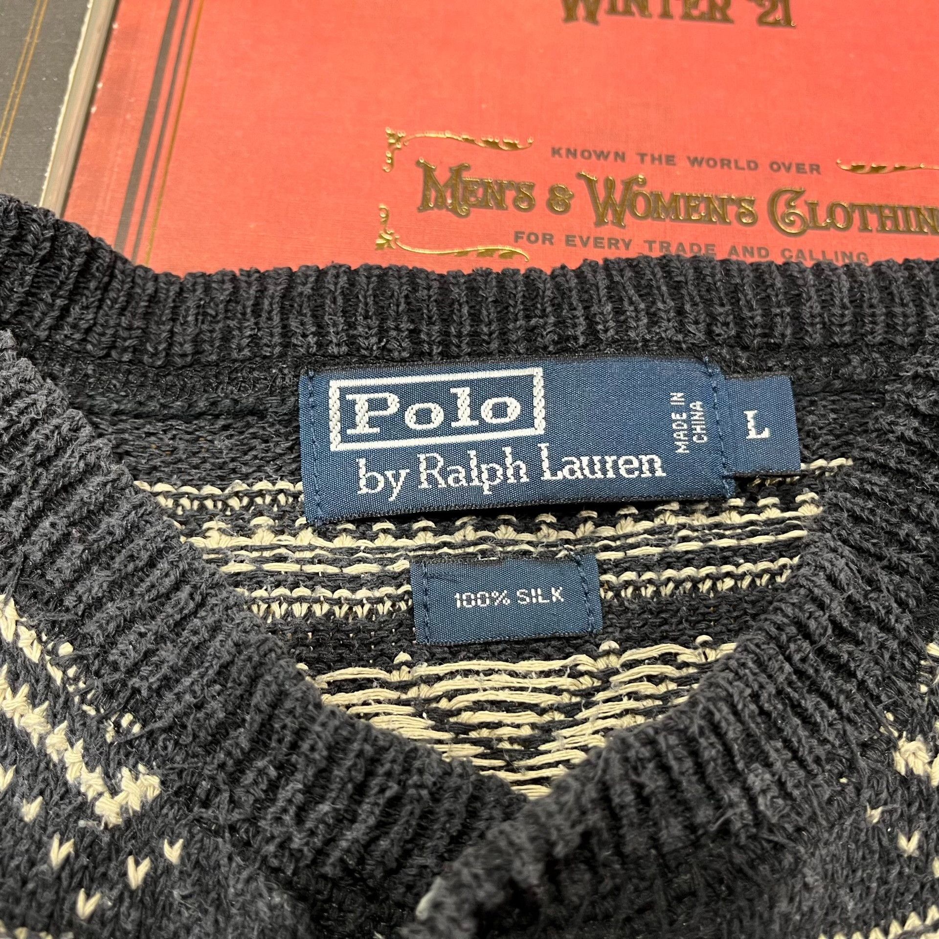 RRL Ralph Lauren Ralph Lauren Double RL Henley Sweater Size US L / EU 52-54 / 3 - 4 Thumbnail