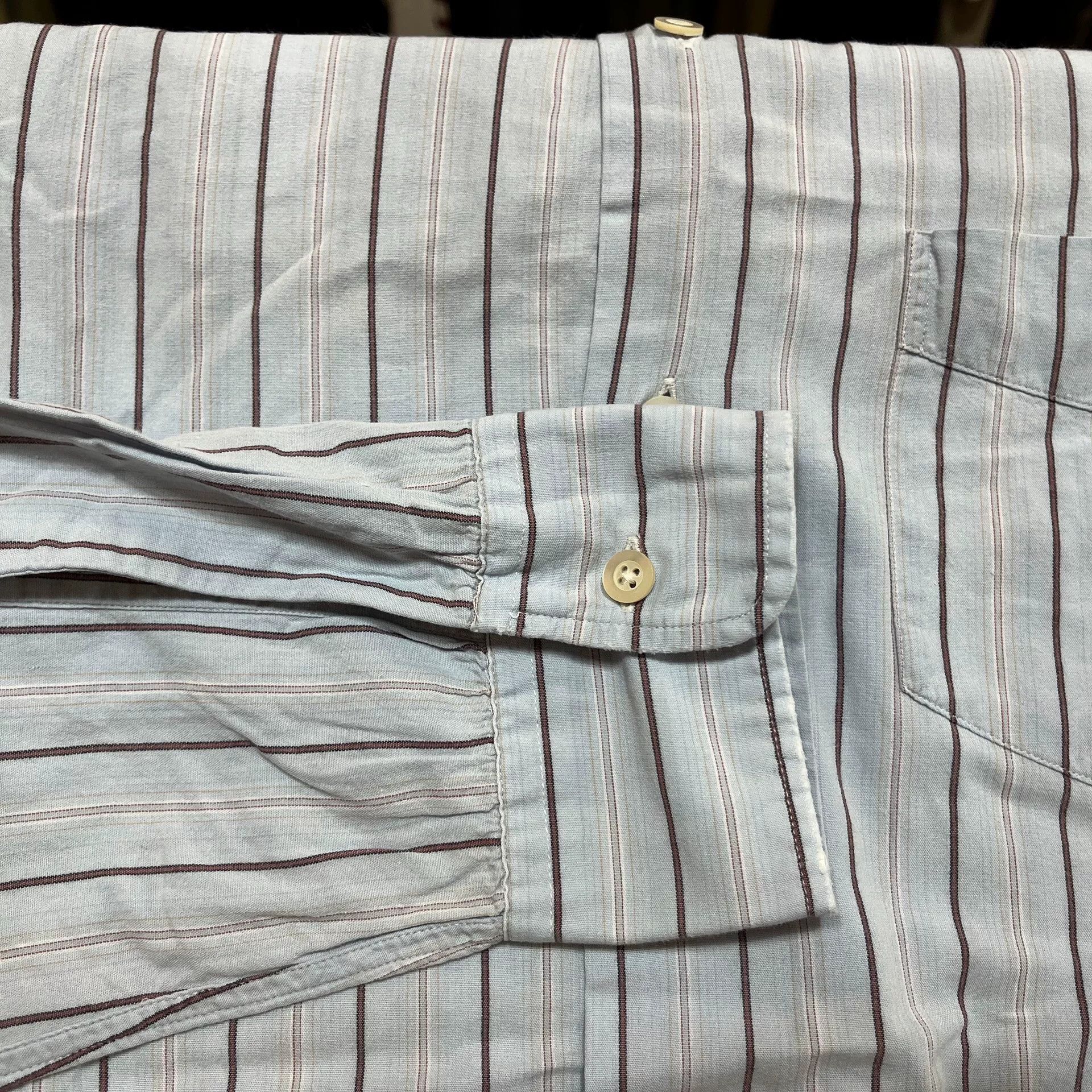 RRL Ralph Lauren RRL Vintage Striped Shirt Size US M / EU 48-50 / 2 - 6 Thumbnail