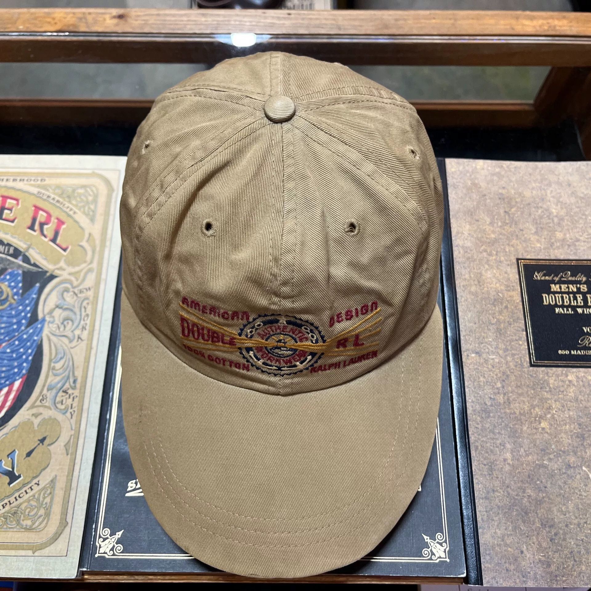 RRL Ralph Lauren RRL Double RL Trucker Baseball Cap Size ONE SIZE - 5 Thumbnail