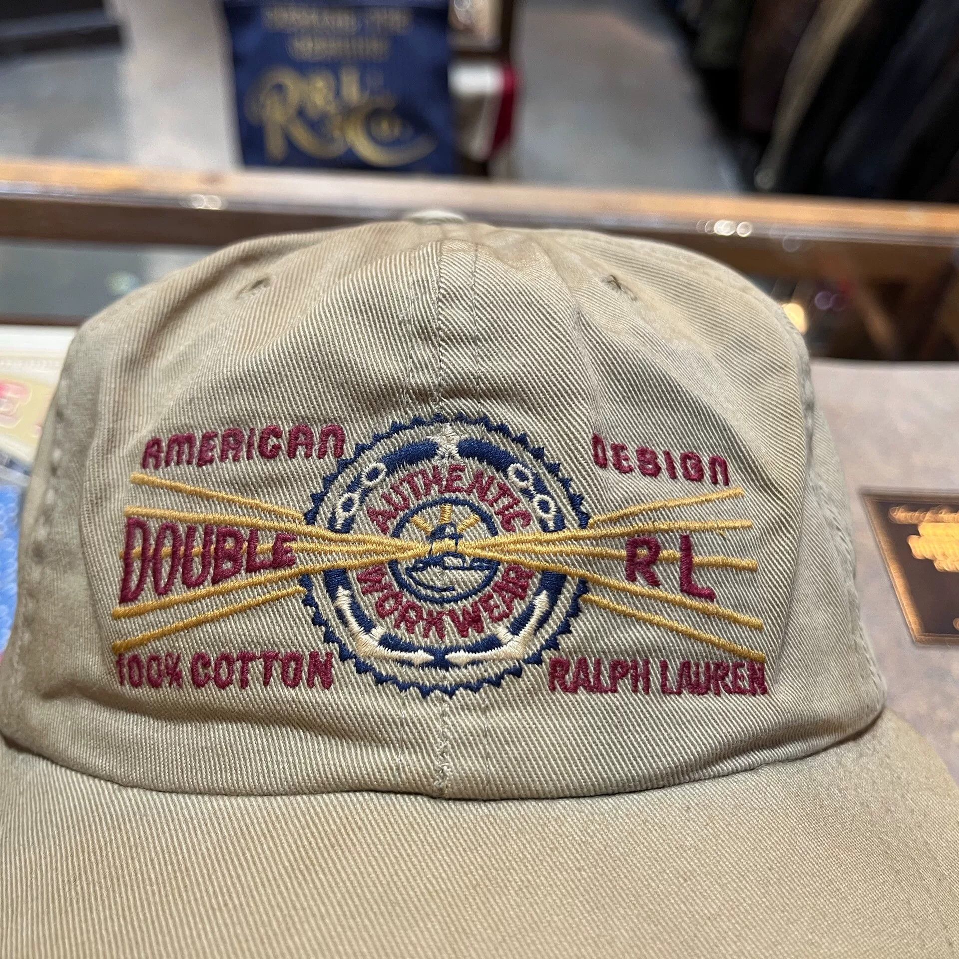 RRL Ralph Lauren RRL Double RL Trucker Baseball Cap Size ONE SIZE - 6 Thumbnail
