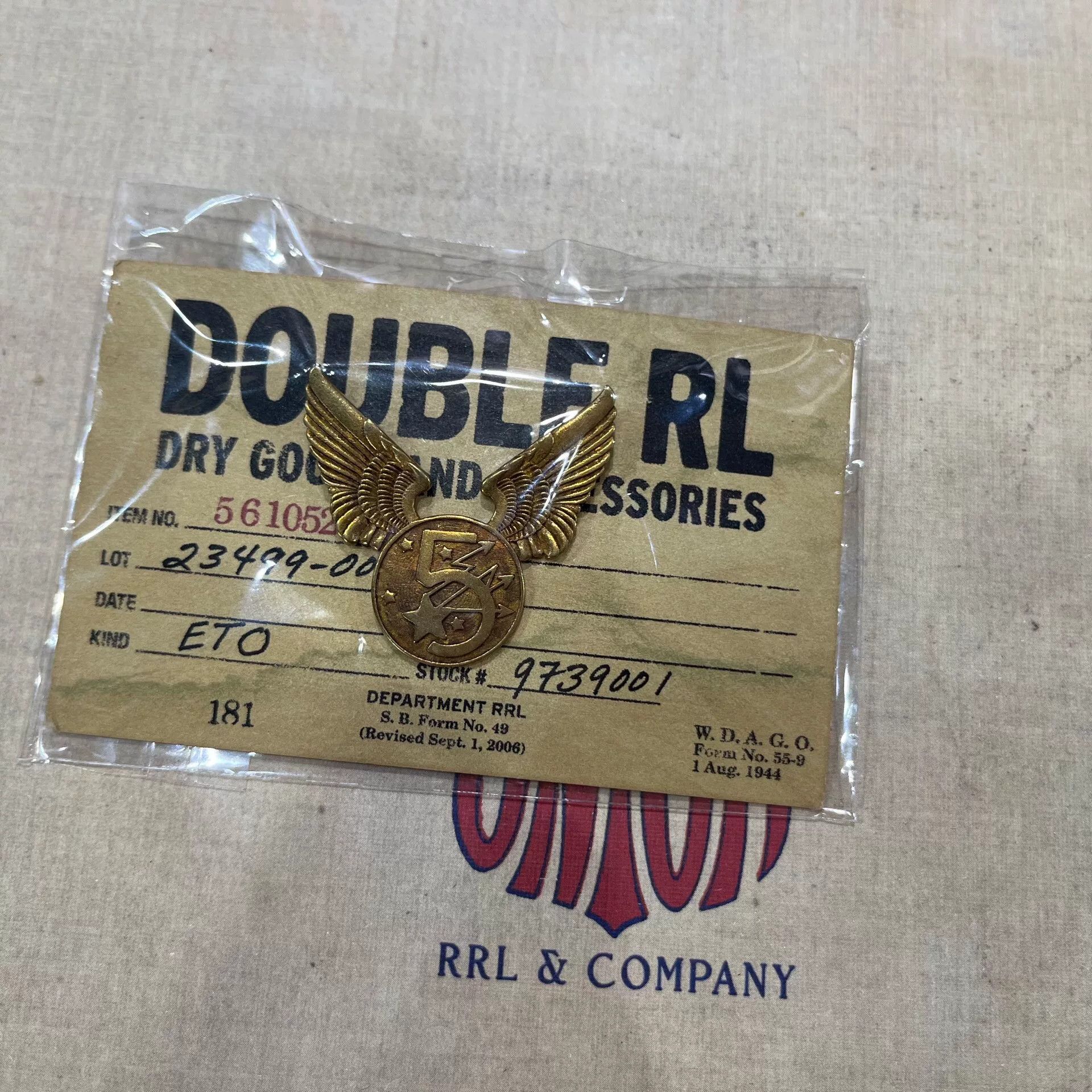 RRL Ralph Lauren RRL 5th Squadron Badge Accessory Size ONE SIZE - 4 Thumbnail