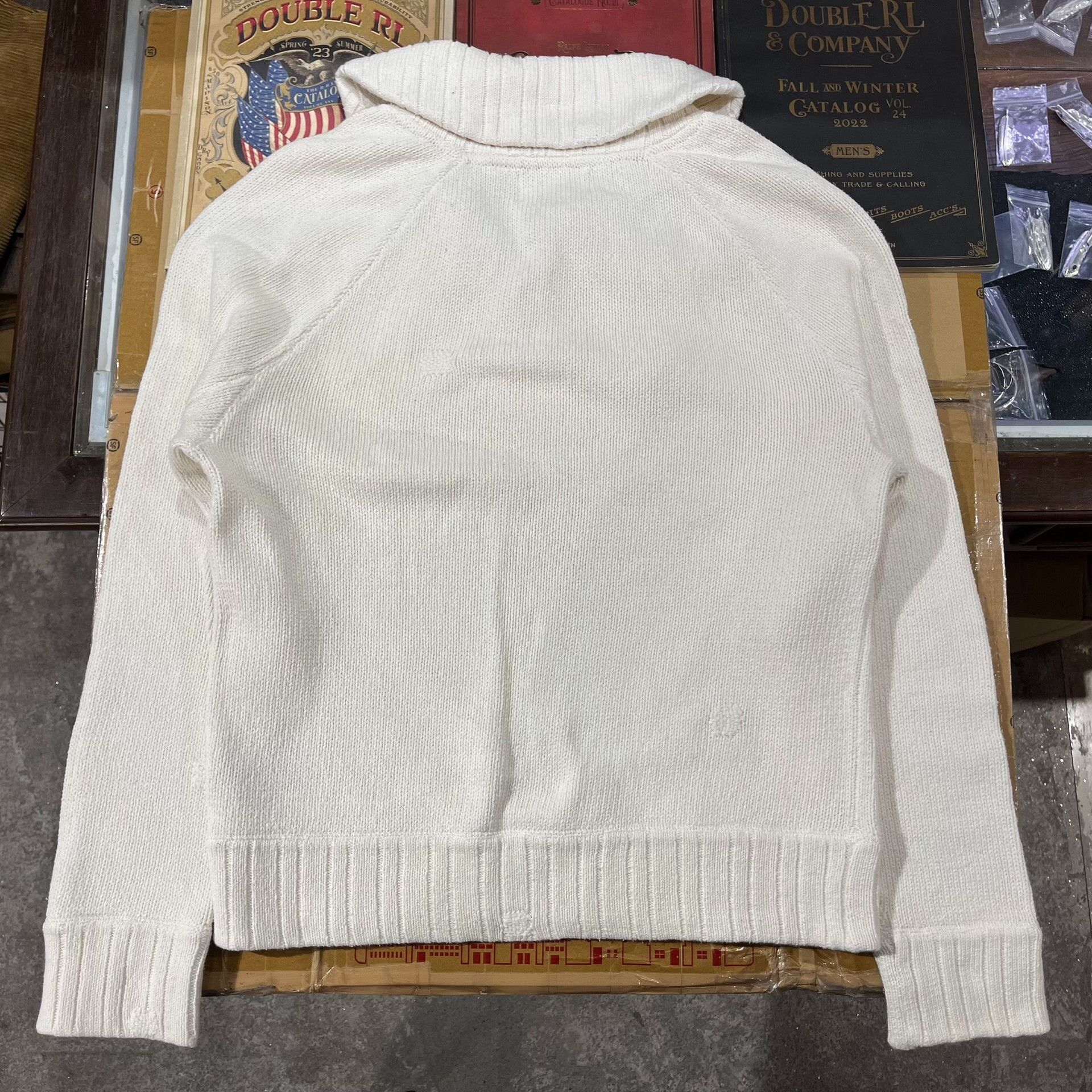 RRL Ralph Lauren RRL Double RL Knit Sweater Coat Size US L / EU 52-54 / 3 - 3 Thumbnail