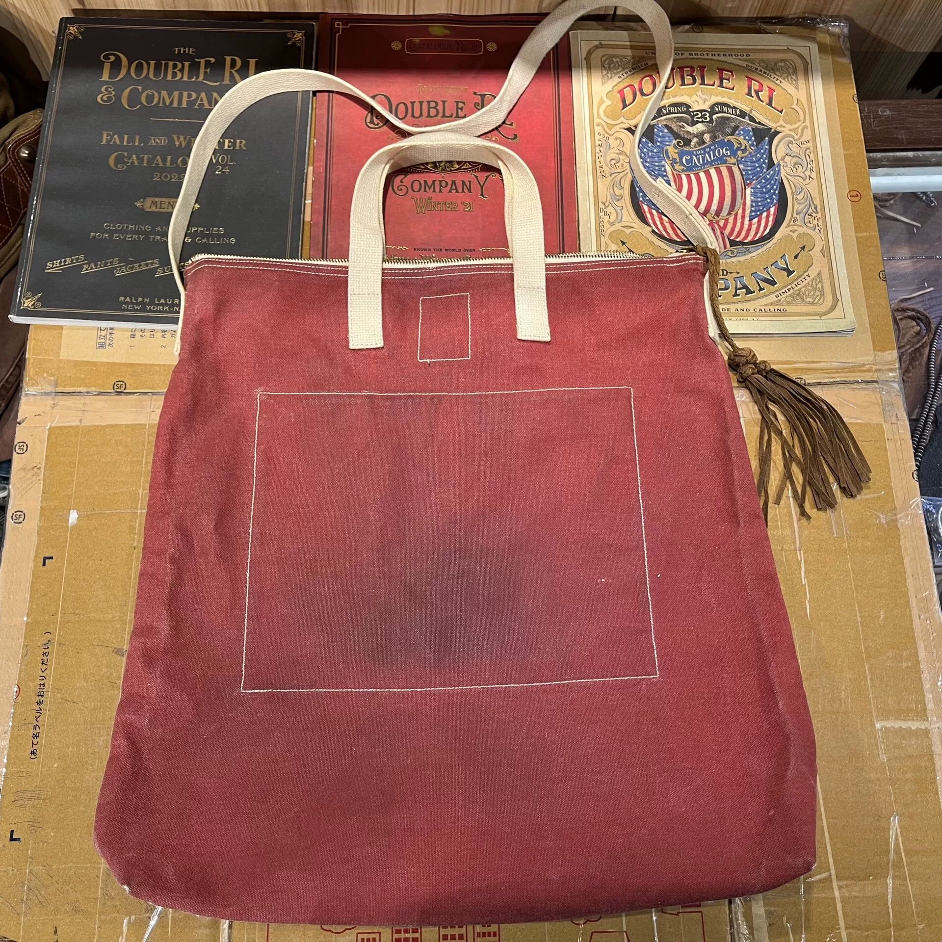 RRL Ralph Lauren RRL Tassel Canvas Crossbody Bag Size ONE SIZE - 2 Thumbnail