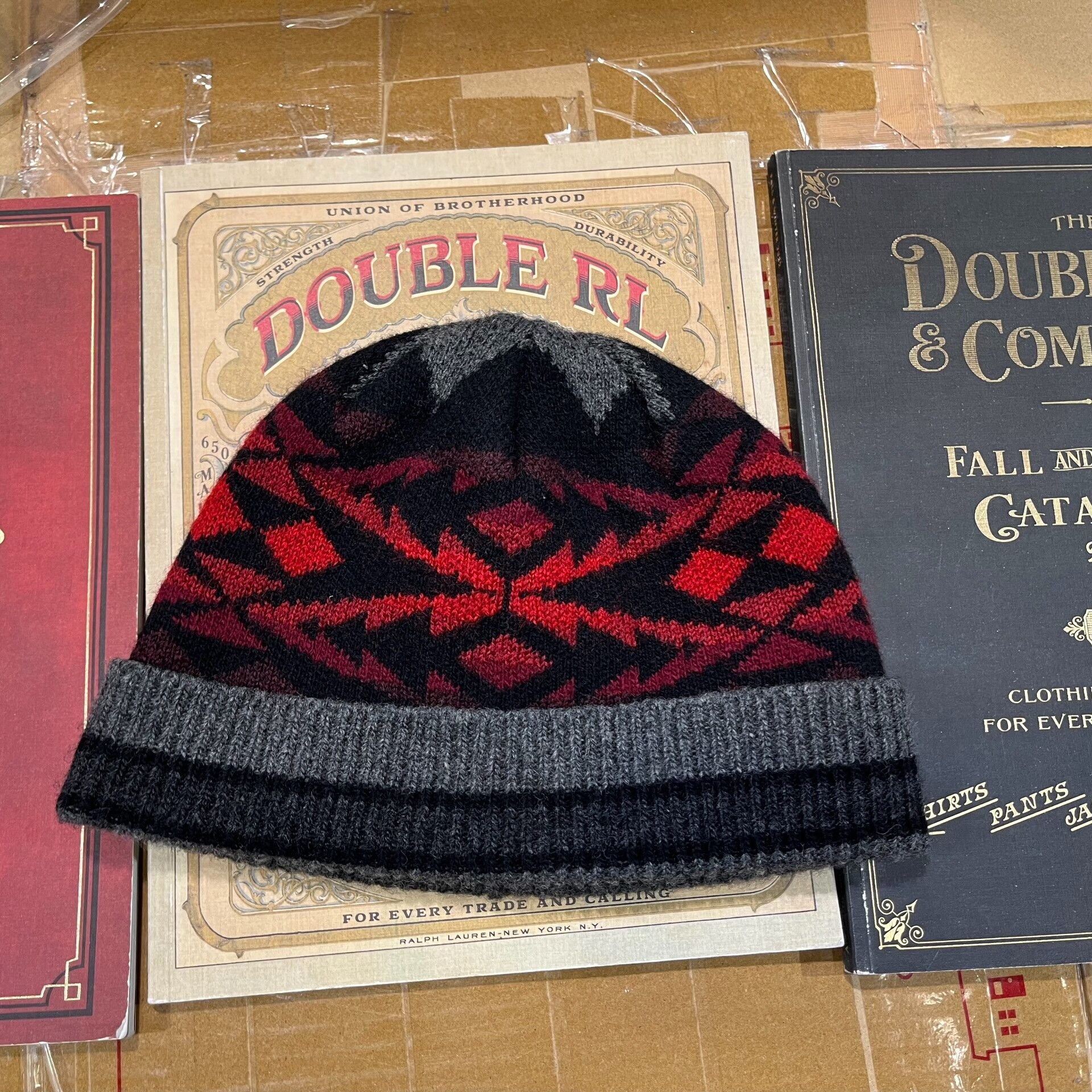 RRL Ralph Lauren RRL Navajo Knit Wool Beanie Size ONE SIZE - 2 Thumbnail
