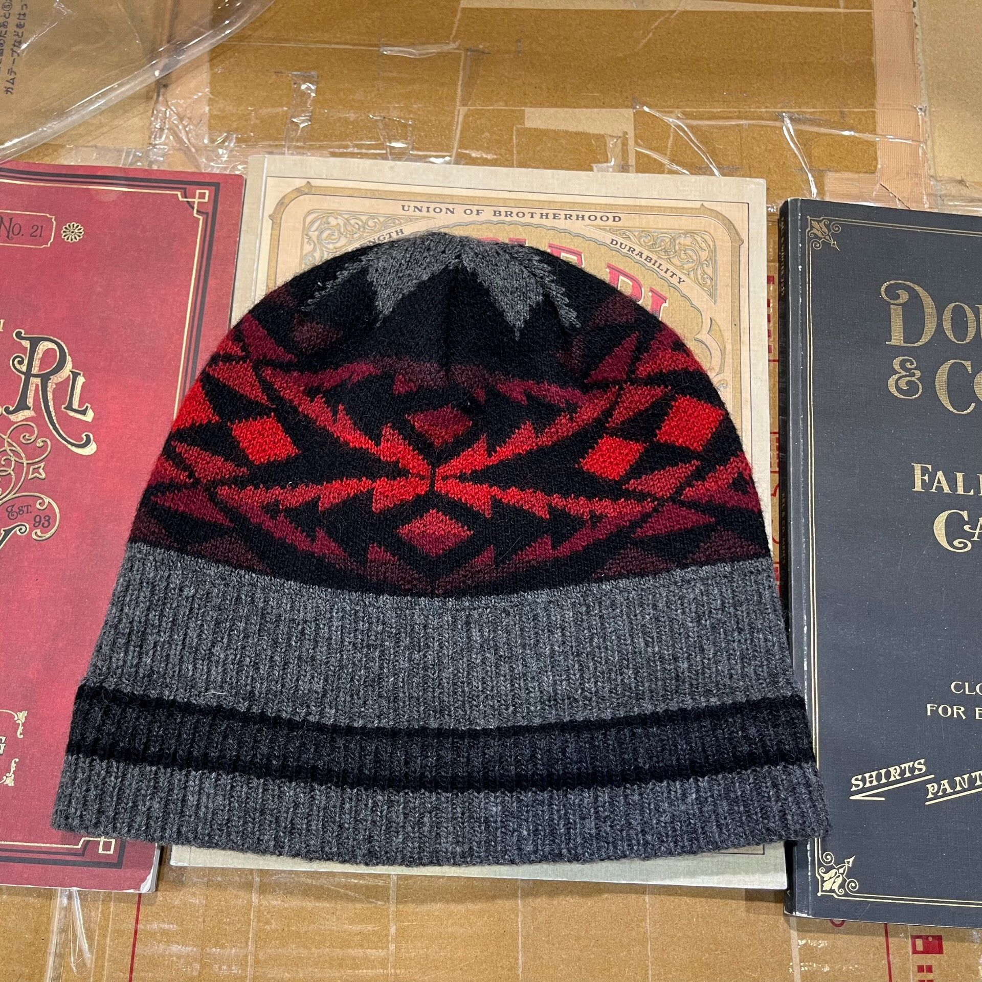 RRL Ralph Lauren RRL Navajo Knit Wool Beanie Size ONE SIZE - 7 Thumbnail