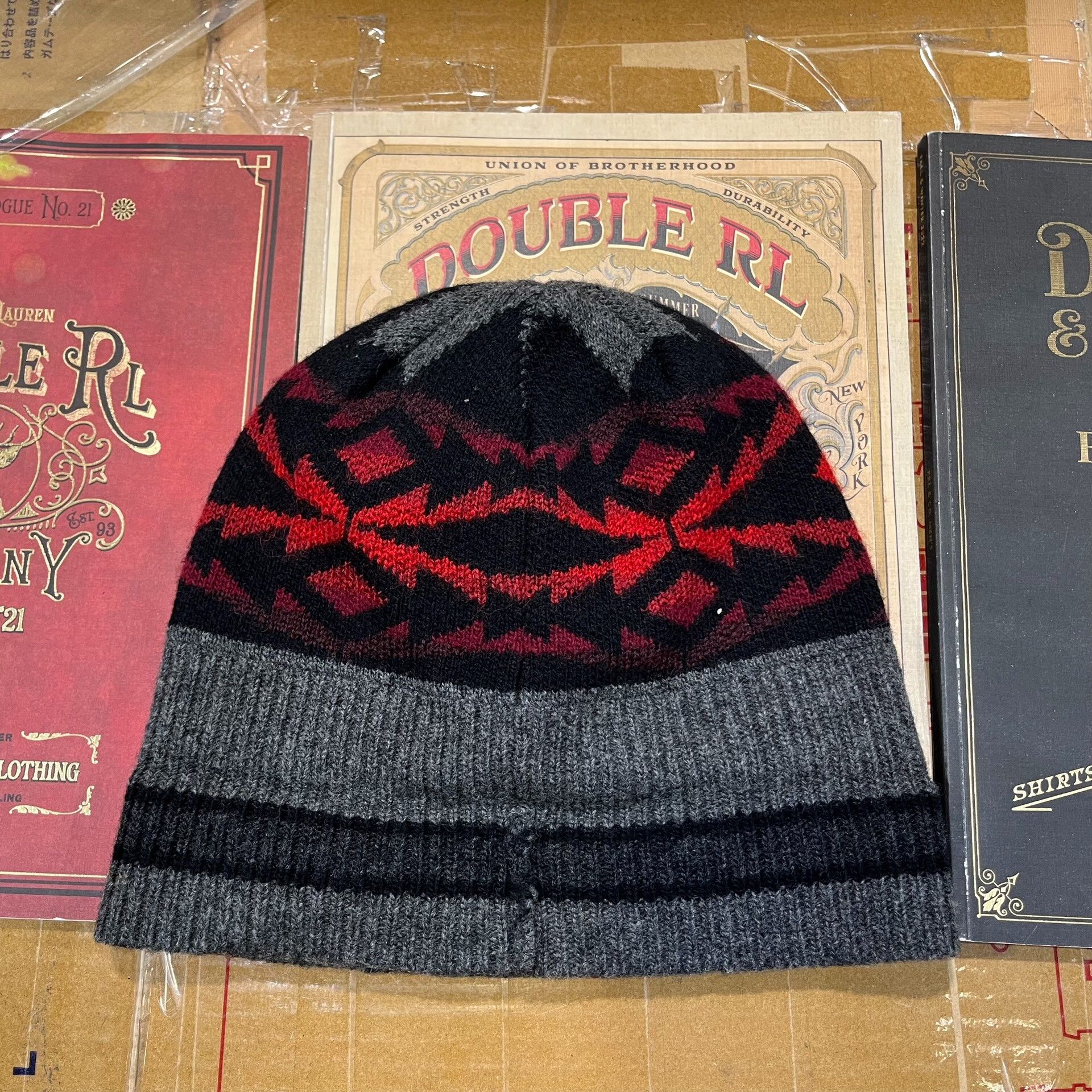 RRL Ralph Lauren RRL Navajo Knit Wool Beanie Size ONE SIZE - 8 Thumbnail