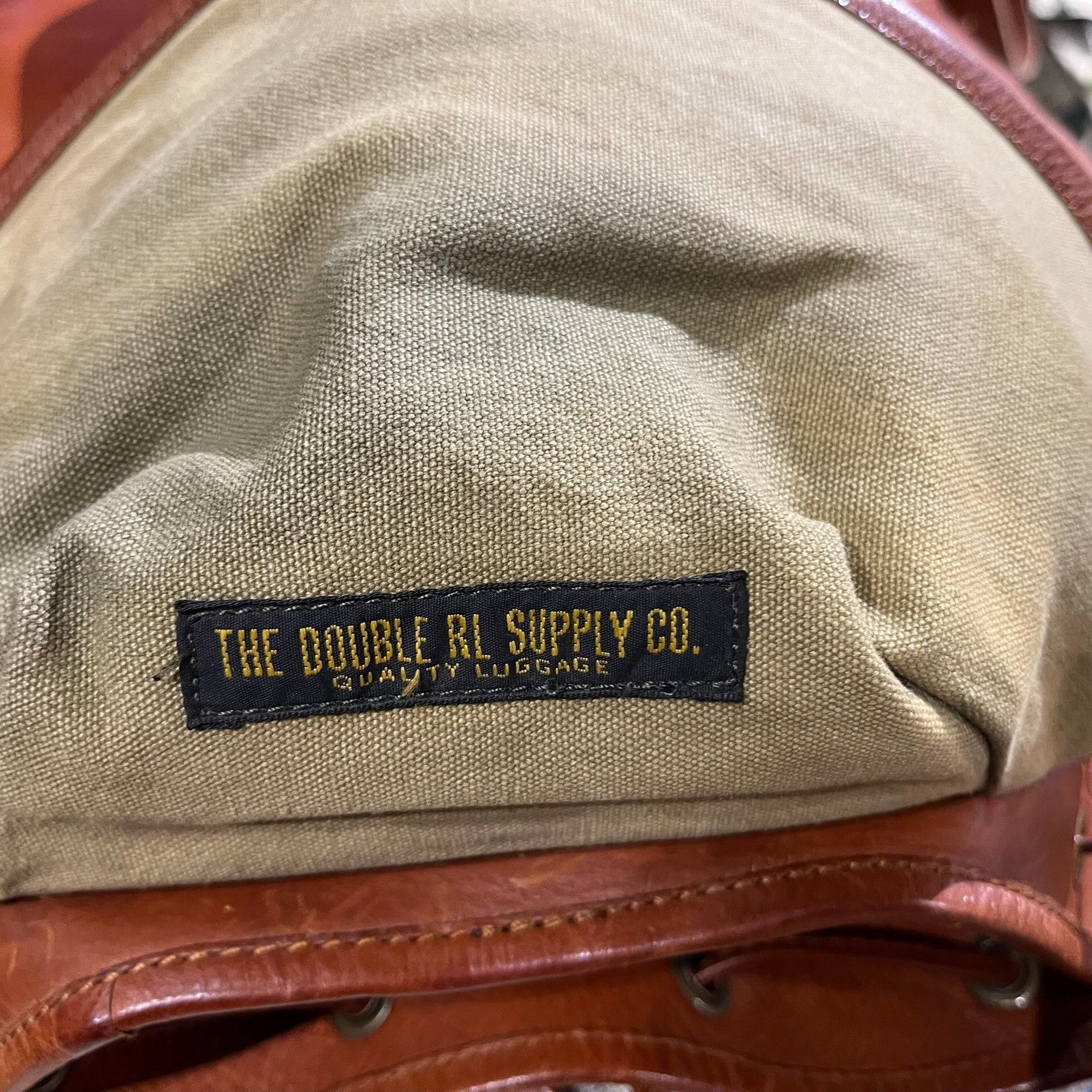 RRL Ralph Lauren RRL Double RL Leather Backpack Size ONE SIZE - 6 Thumbnail