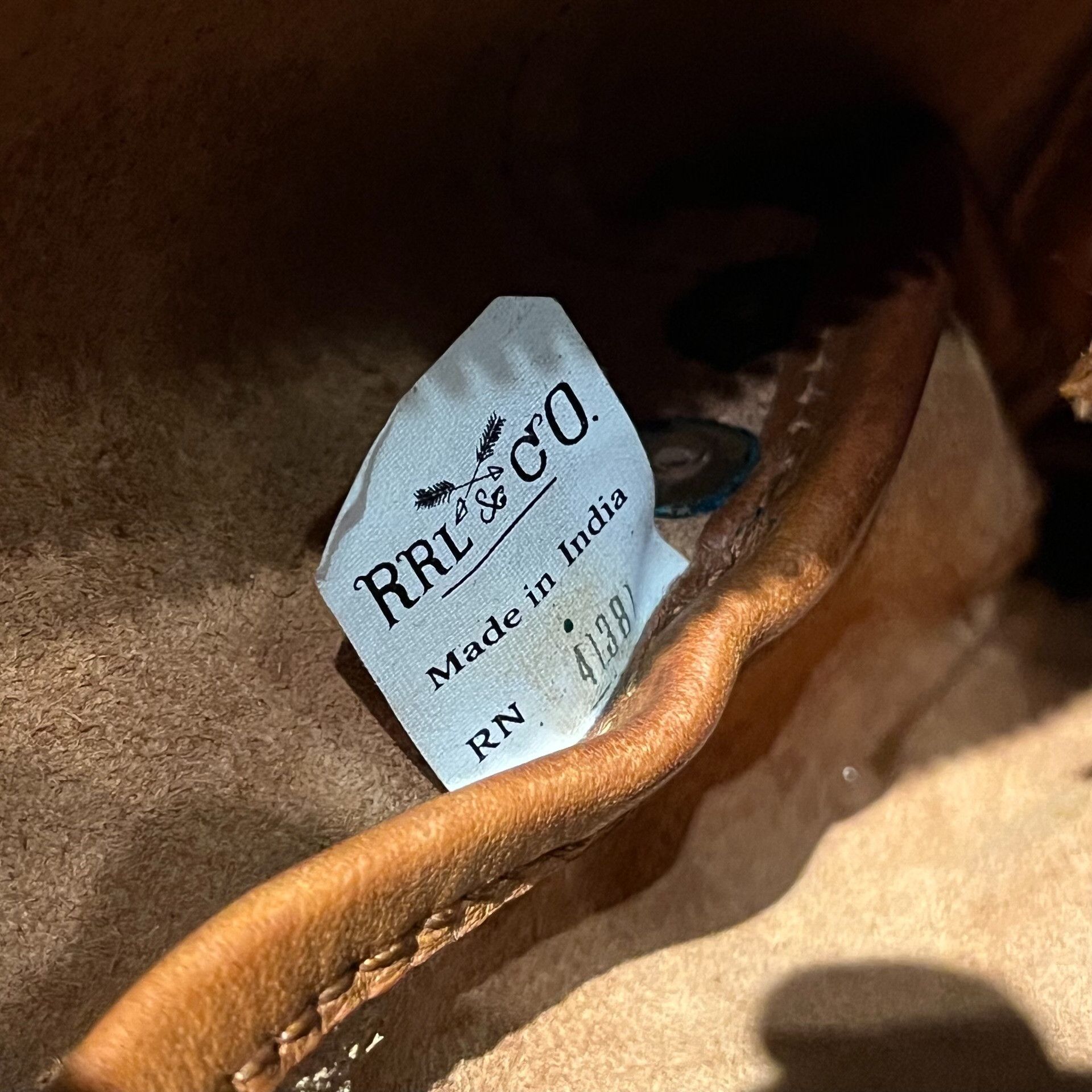 RRL Ralph Lauren RRL Double RL Leather Backpack Size ONE SIZE - 7 Thumbnail