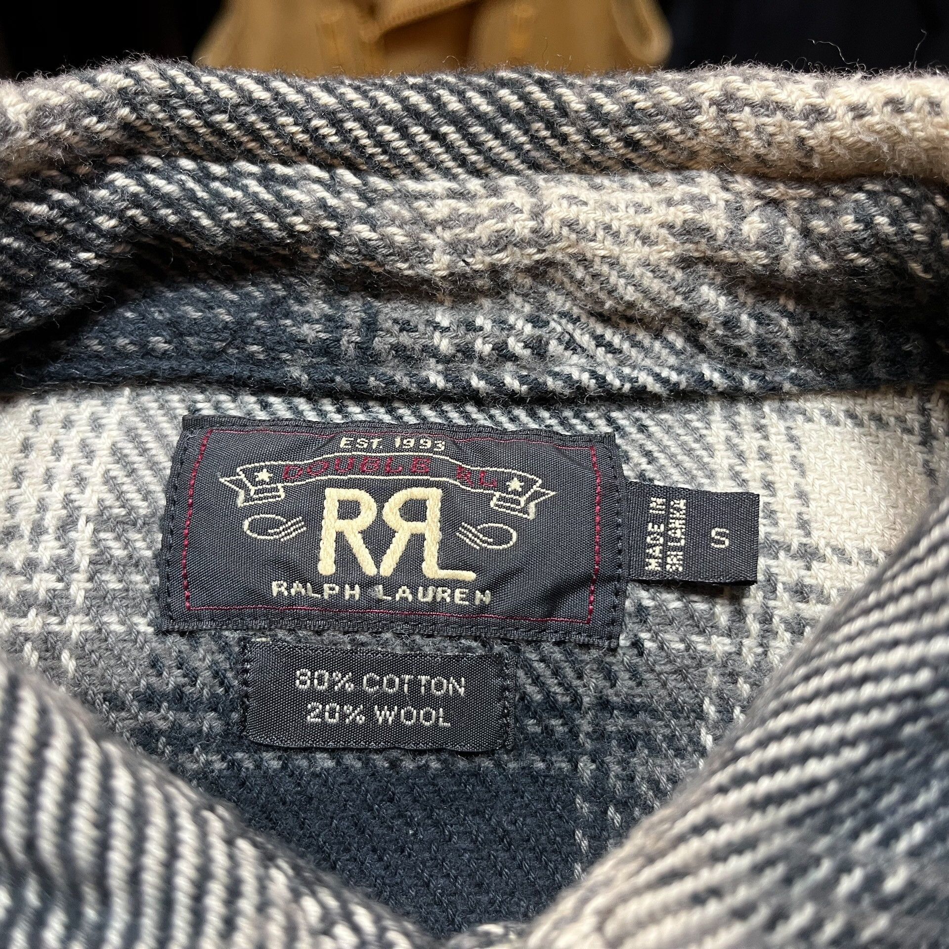 RRL Ralph Lauren RRL Double RL Wool Plaid Shirt Size US S / EU 44-46 / 1 - 3 Thumbnail
