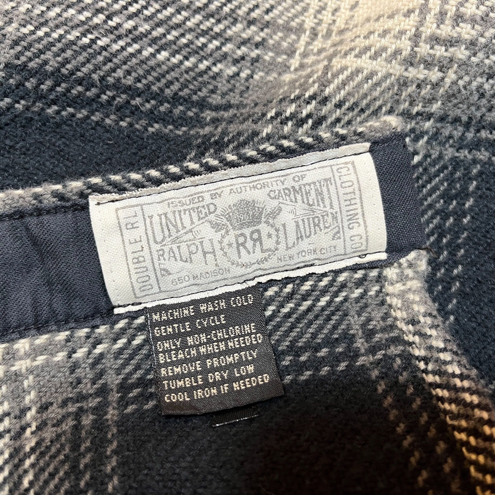 RRL Ralph Lauren RRL Double RL Wool Plaid Shirt Size US S / EU 44-46 / 1 - 4 Thumbnail