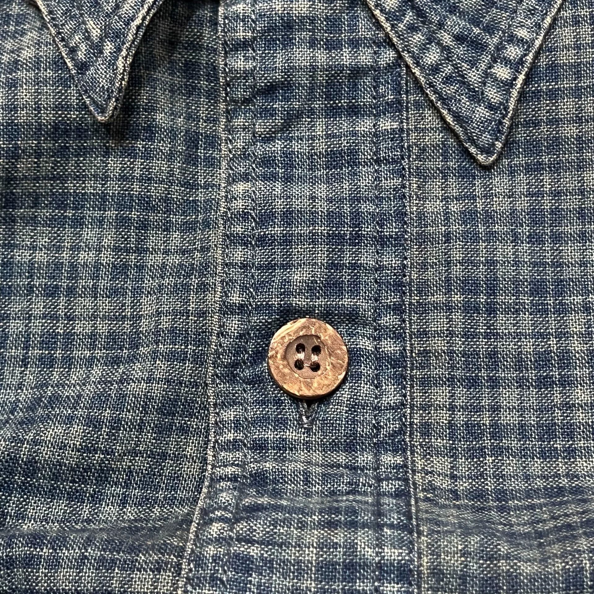 RRL Ralph Lauren RRL Indigo Check Shirt Size US M / EU 48-50 / 2 - 6 Thumbnail
