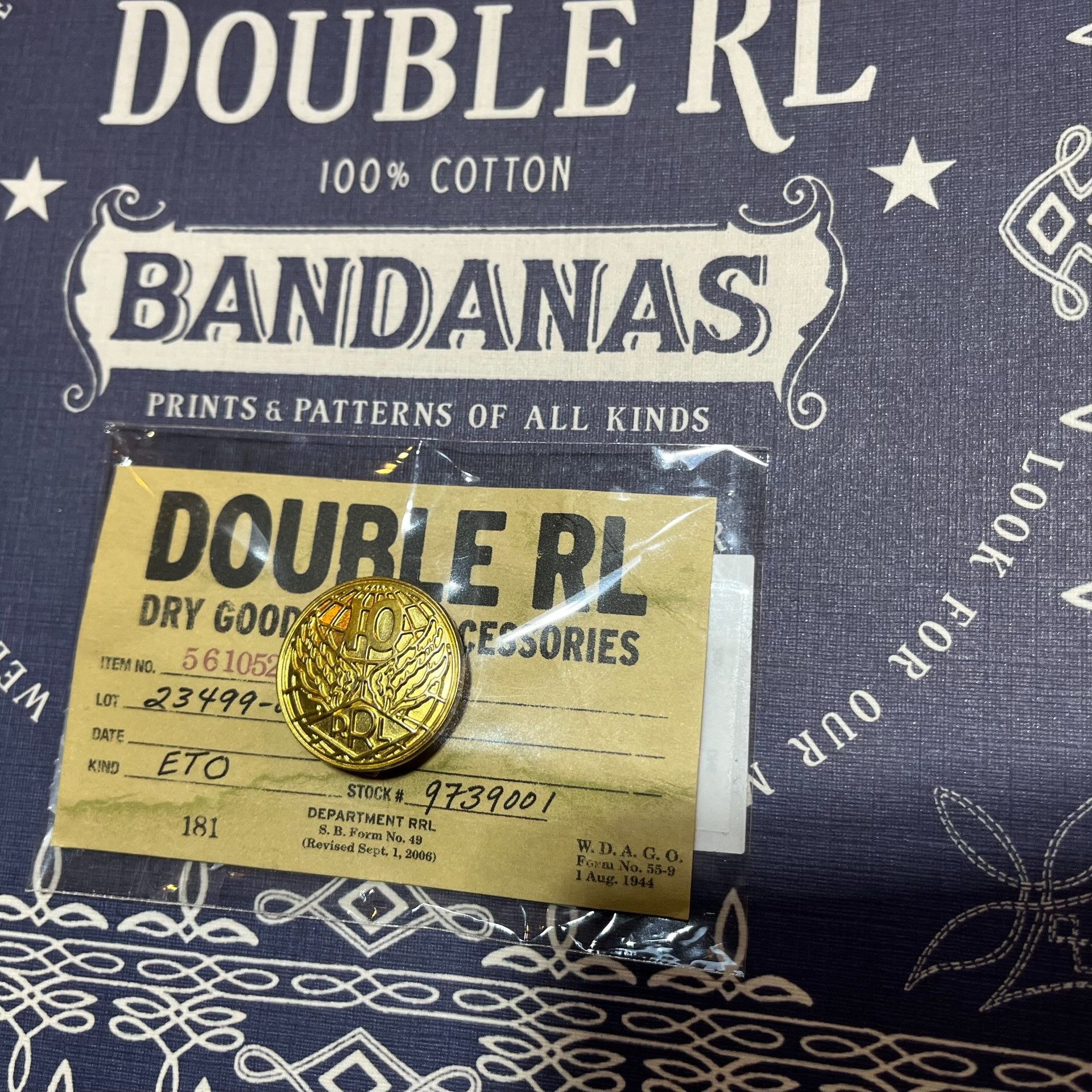 RRL Ralph Lauren RRL Omotesando 10th Anniversary Badge Size ONE SIZE - 2 Thumbnail