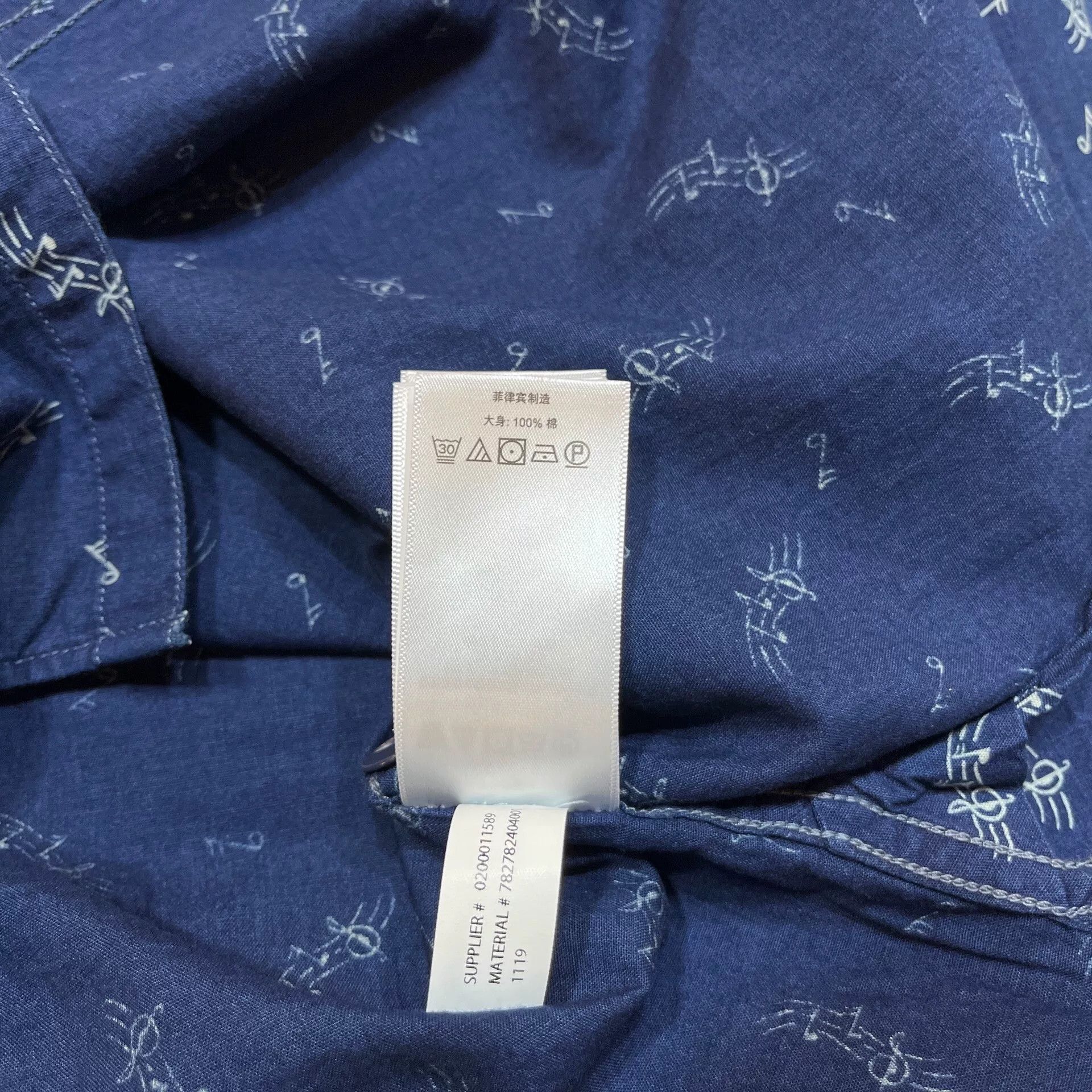RRL Ralph Lauren RRL Indigo Print Shirt Size US M / EU 48-50 / 2 - 6 Thumbnail