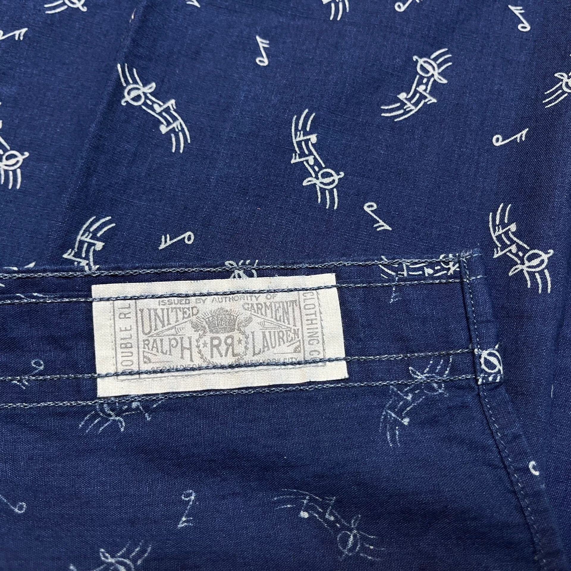 RRL Ralph Lauren RRL Indigo Print Shirt Size US M / EU 48-50 / 2 - 5 Thumbnail