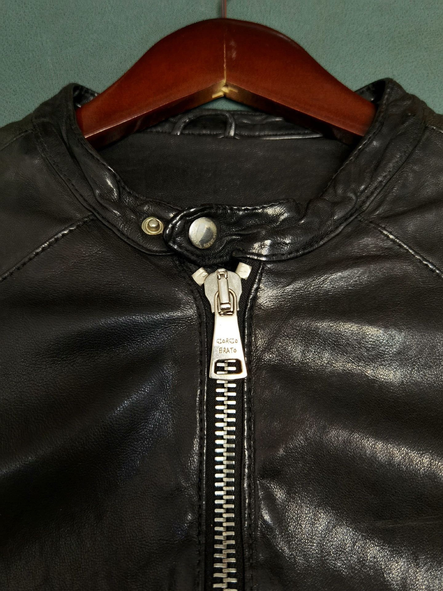 Giorgio Brato Giorgio Brato Biker Leather Jacket Size US S / EU 44-46 / 1 - 2 Thumbnail