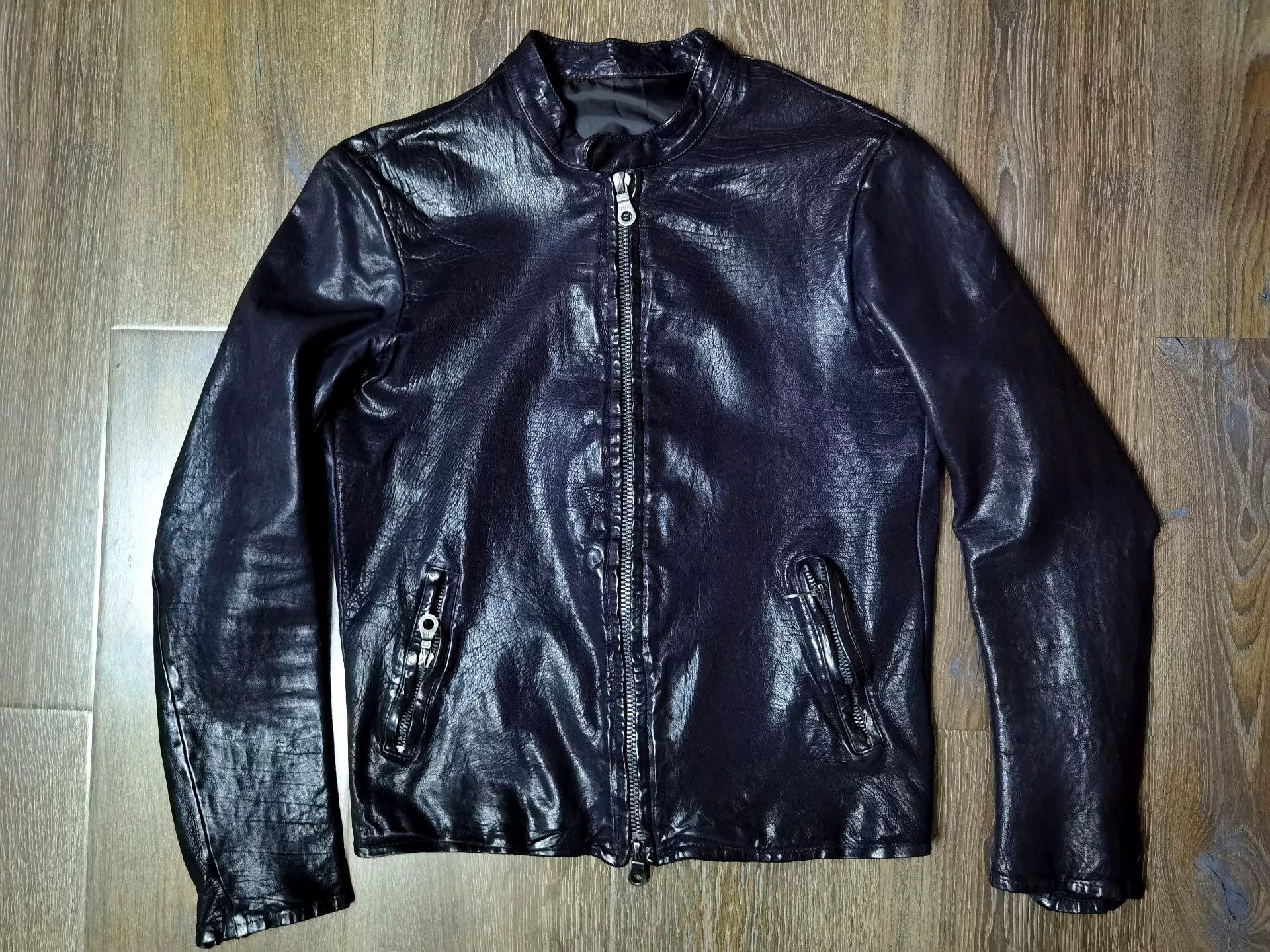 Isamu Katayama Backlash Backlash Yuki Katayama Purple Leather Jacket Size US M / EU 48-50 / 2 - 6 Thumbnail
