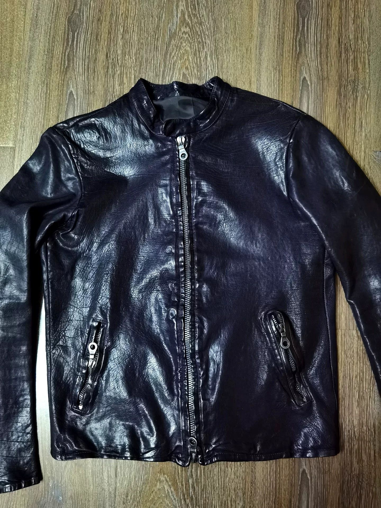 Isamu Katayama Backlash Backlash Yuki Katayama Purple Leather Jacket Size US M / EU 48-50 / 2 - 8 Thumbnail