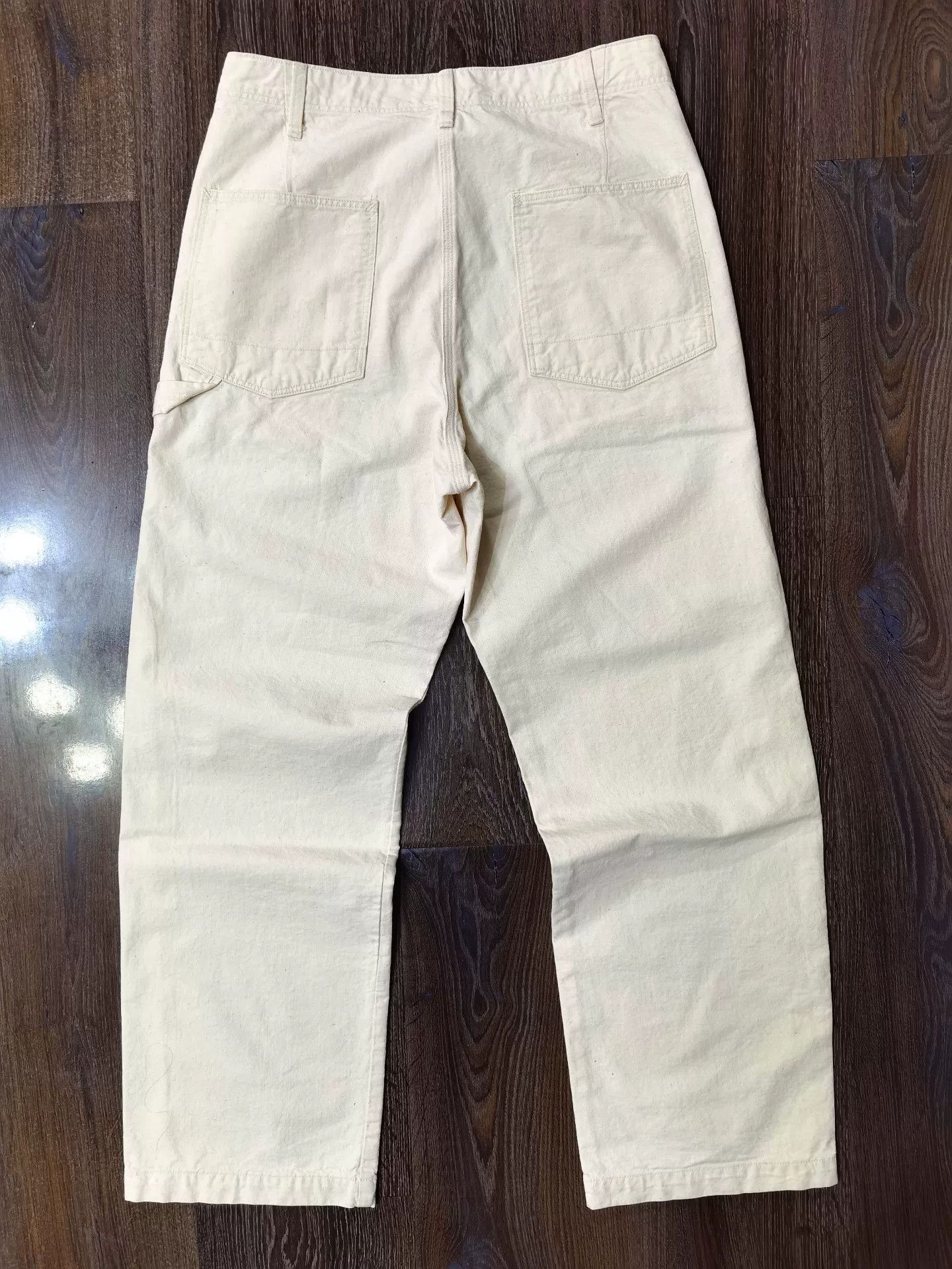 Spellbound SPELLBOUND Beige Loose Straight Work Pants Size US 32 / EU 48 - 4 Thumbnail