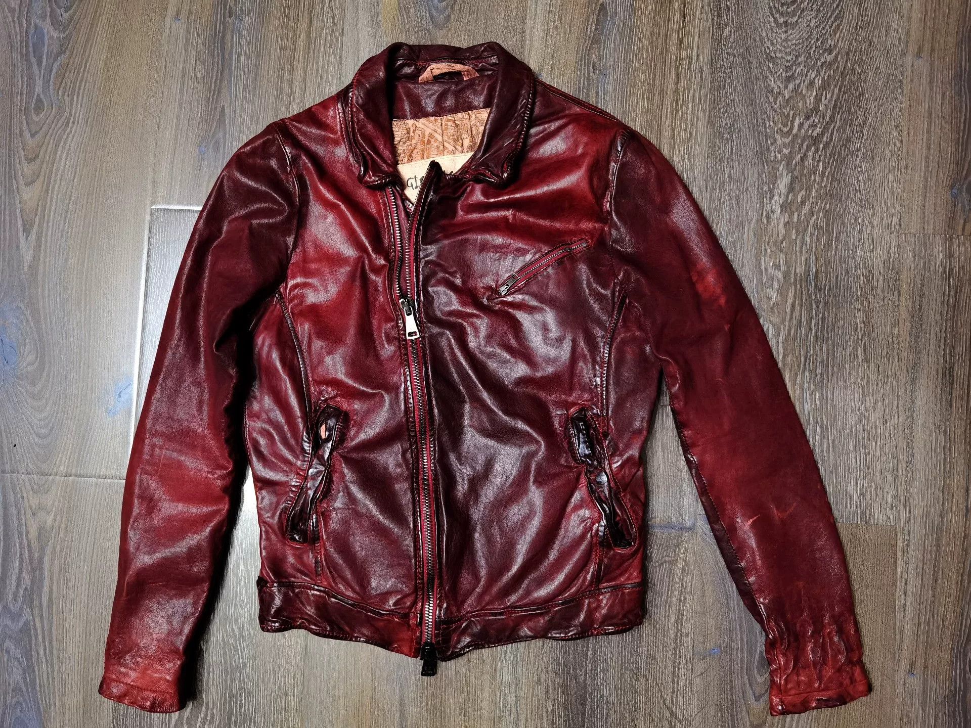 Giorgio Brato Giorgio Brato Vintage Limited Leather Jacket Size US S / EU 44-46 / 1 - 3 Thumbnail