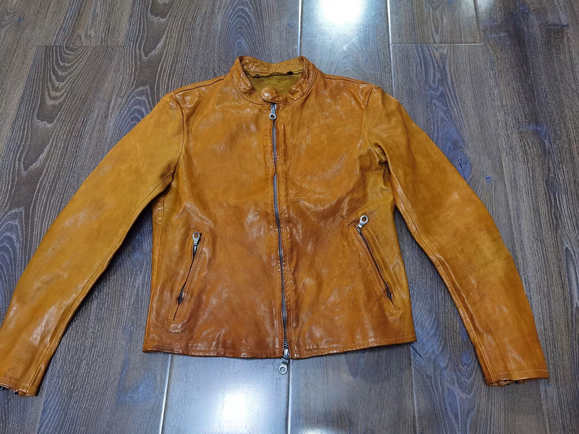 Isamu Katayama Backlash Backlash Rare Leather Jacket L Size Size US L / EU 52-54 / 3 - 2 Thumbnail