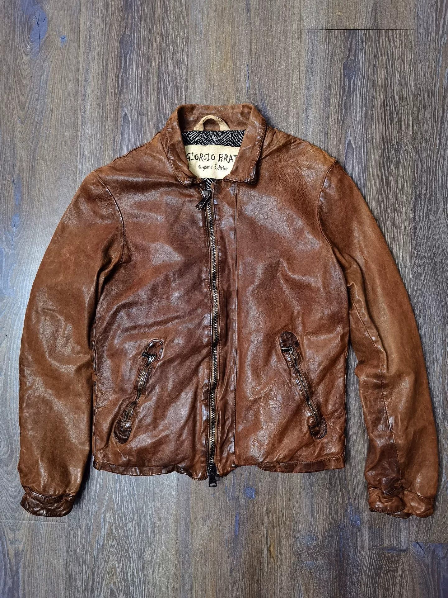 Giorgio Brato Giorgio Brato Leather Jacket Size US M / EU 48-50 / 2 - 2 Thumbnail