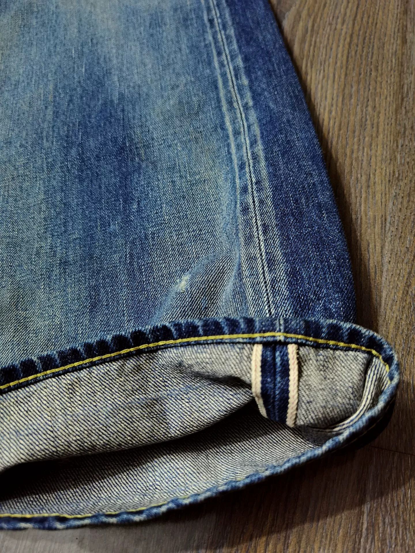 DENHAM DENHAM Men's Straight Vintage Distressed Jeans Size US 30 / EU 46 - 5 Thumbnail