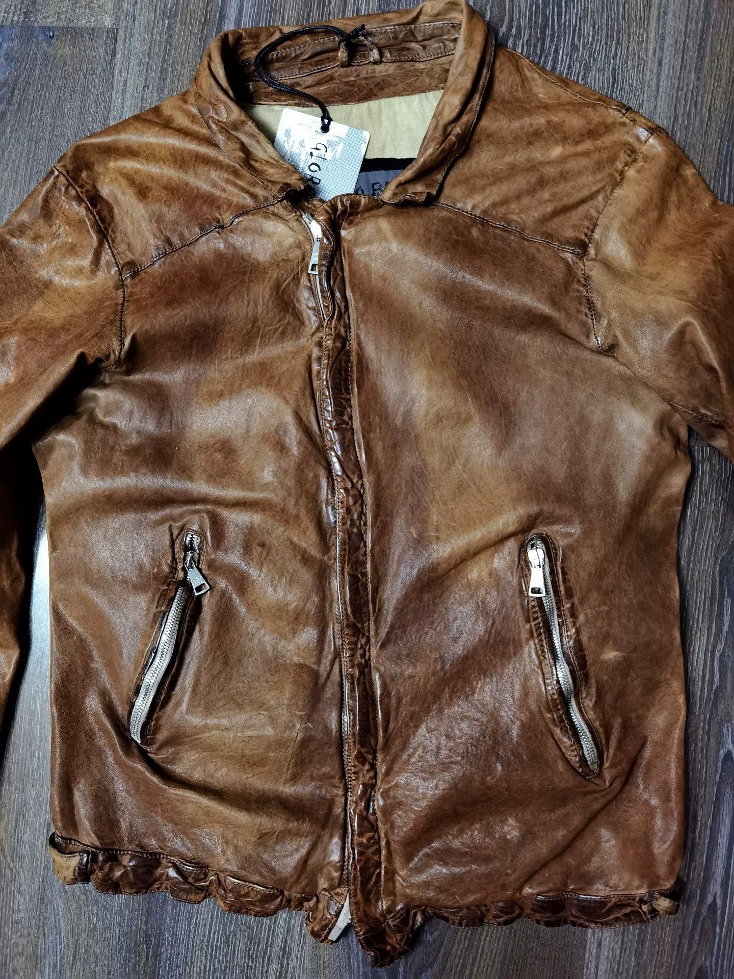 Giorgio Brato Giorgio Brato Leather Jacket Size 48 Size US M / EU 48-50 / 2 - 3 Thumbnail
