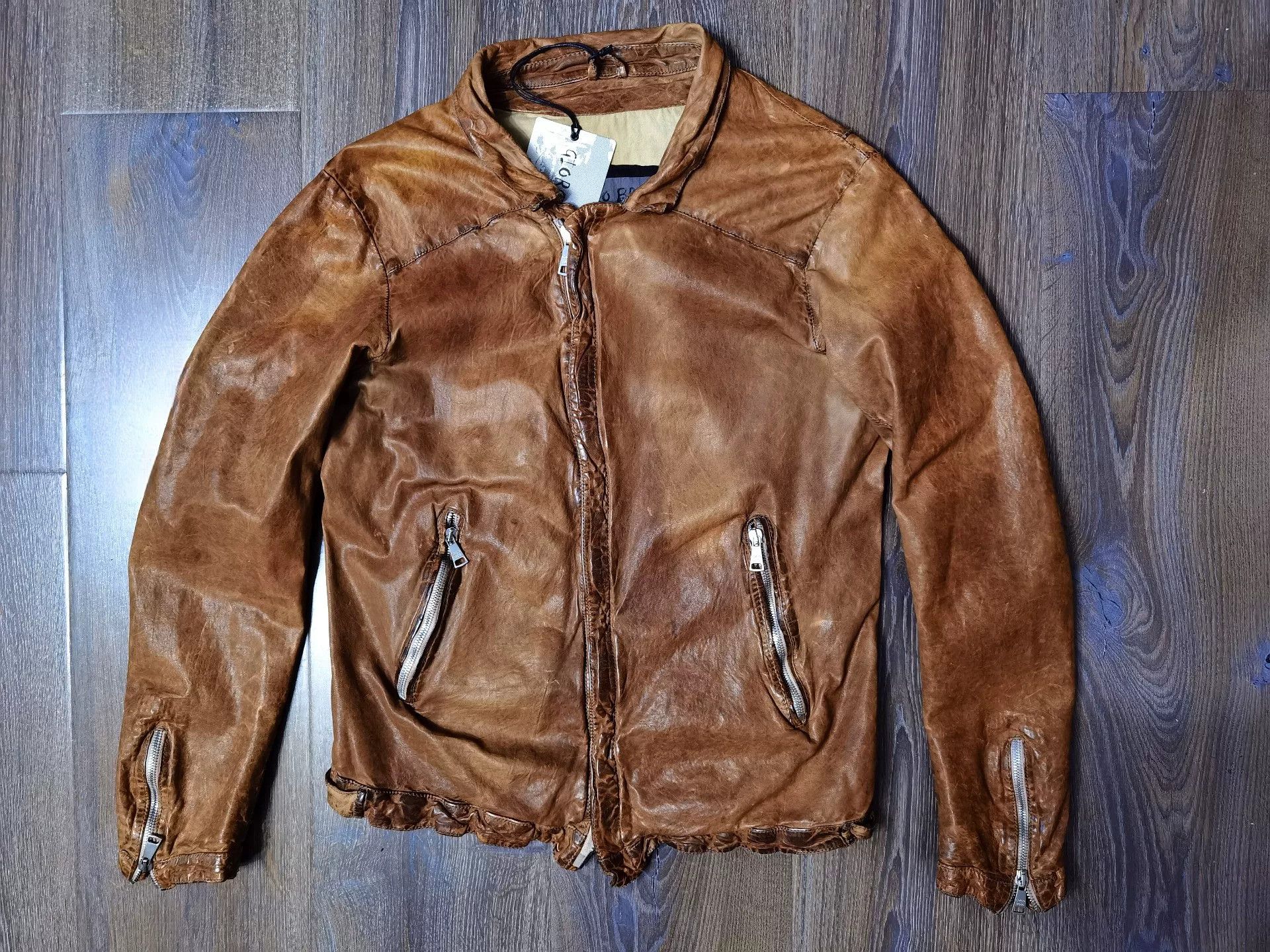 Giorgio Brato Giorgio Brato Leather Jacket Size 48 Size US M / EU 48-50 / 2 - 2 Thumbnail