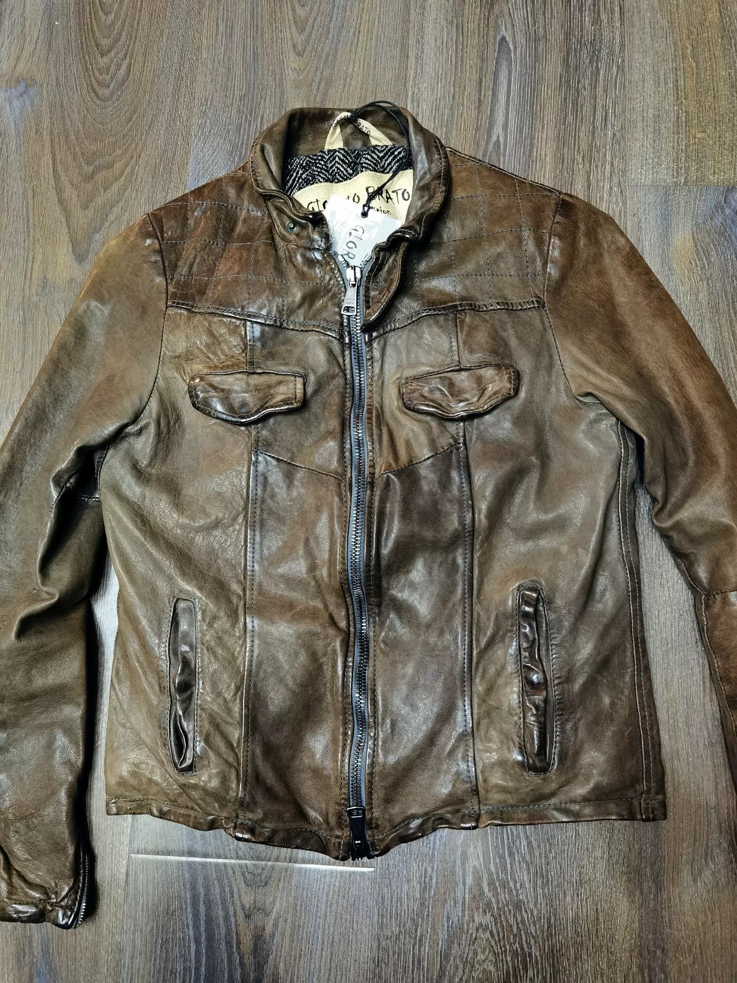 Giorgio Brato Giorgio Brato Leather Jacket Size US S / EU 44-46 / 1 - 2 Thumbnail