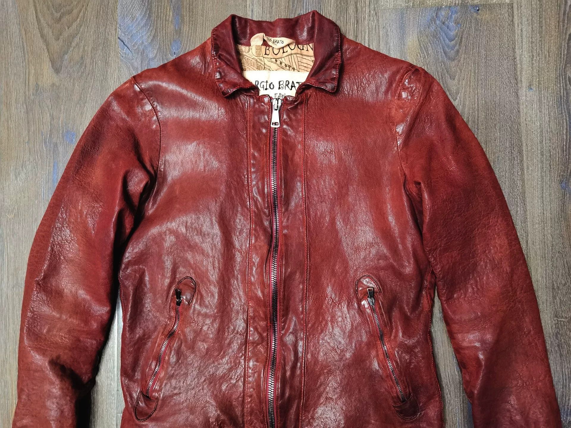 Giorgio Brato Giorgio Brato Leather Jacket Size US S / EU 44-46 / 1 - 4 Thumbnail