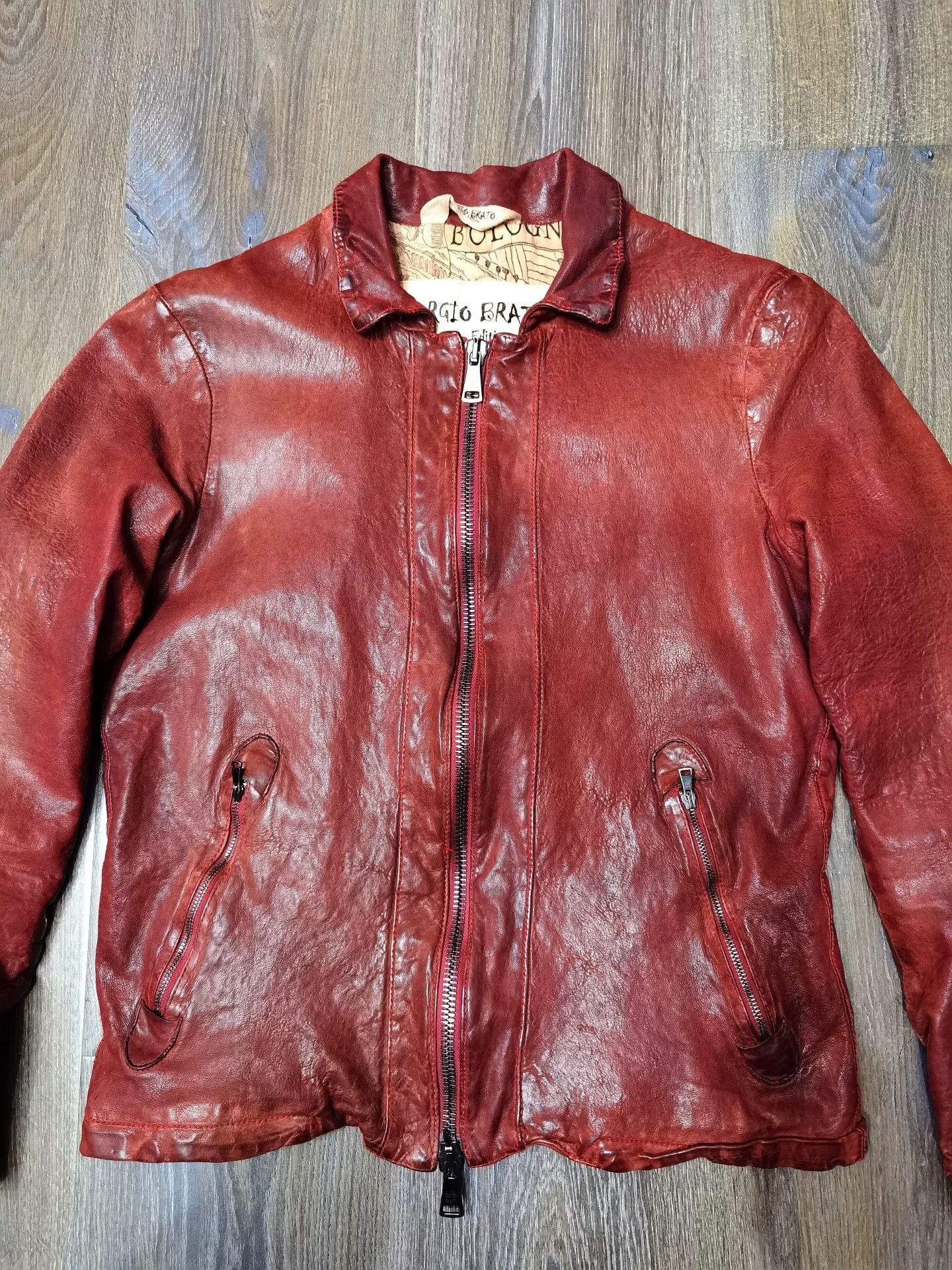 Giorgio Brato Giorgio Brato Leather Jacket Size US S / EU 44-46 / 1 - 3 Thumbnail