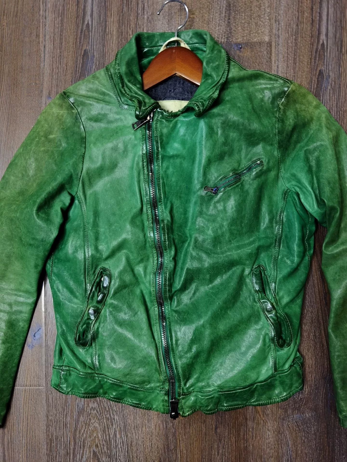 Giorgio Brato Giorgio Brato Vintage Leather Jacket Size US S / EU 44-46 / 1 - 2 Thumbnail