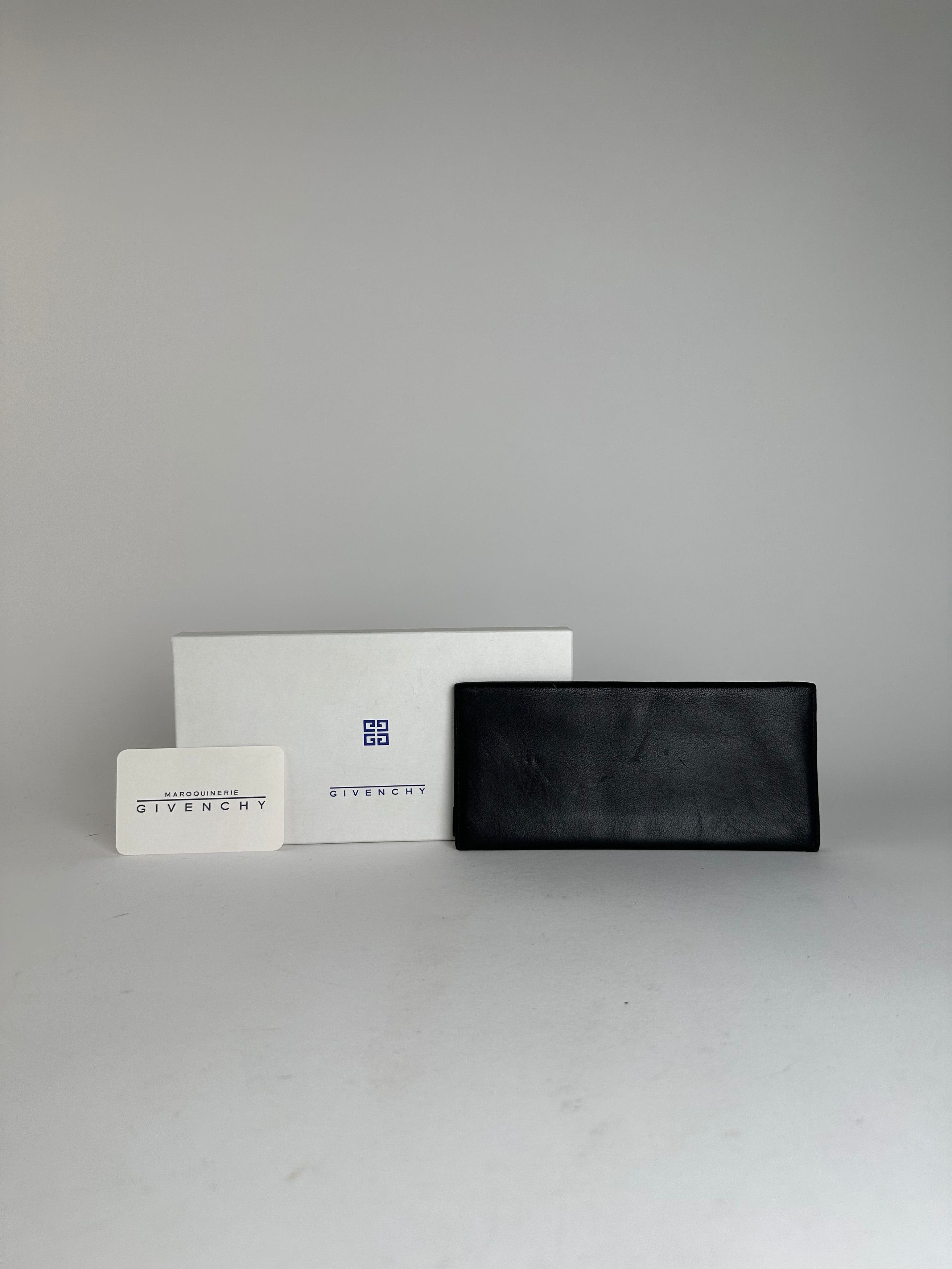 Givenchy Vintage Leather ID Holder Black Size ONE SIZE - 2 Thumbnail