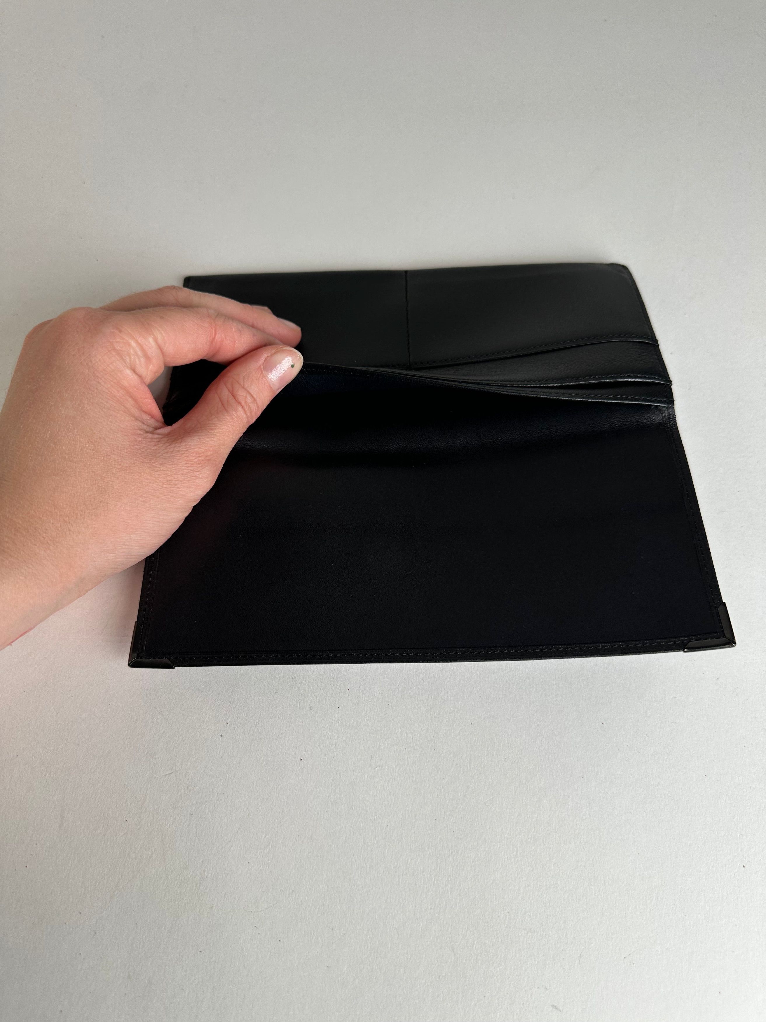 Givenchy Vintage Leather ID Holder Black Size ONE SIZE - 9 Thumbnail
