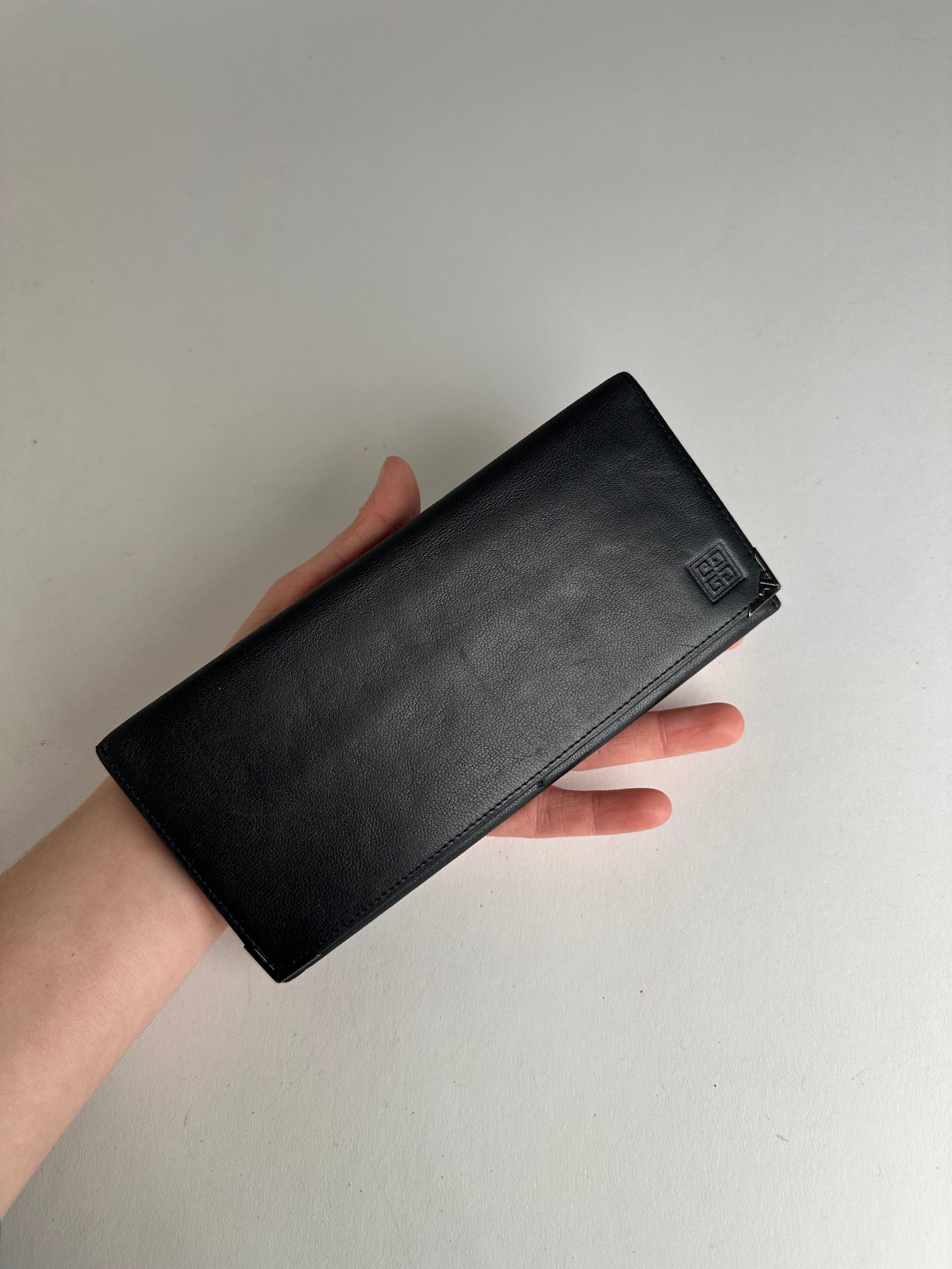 Givenchy Vintage Leather ID Holder Black Size ONE SIZE - 3 Thumbnail