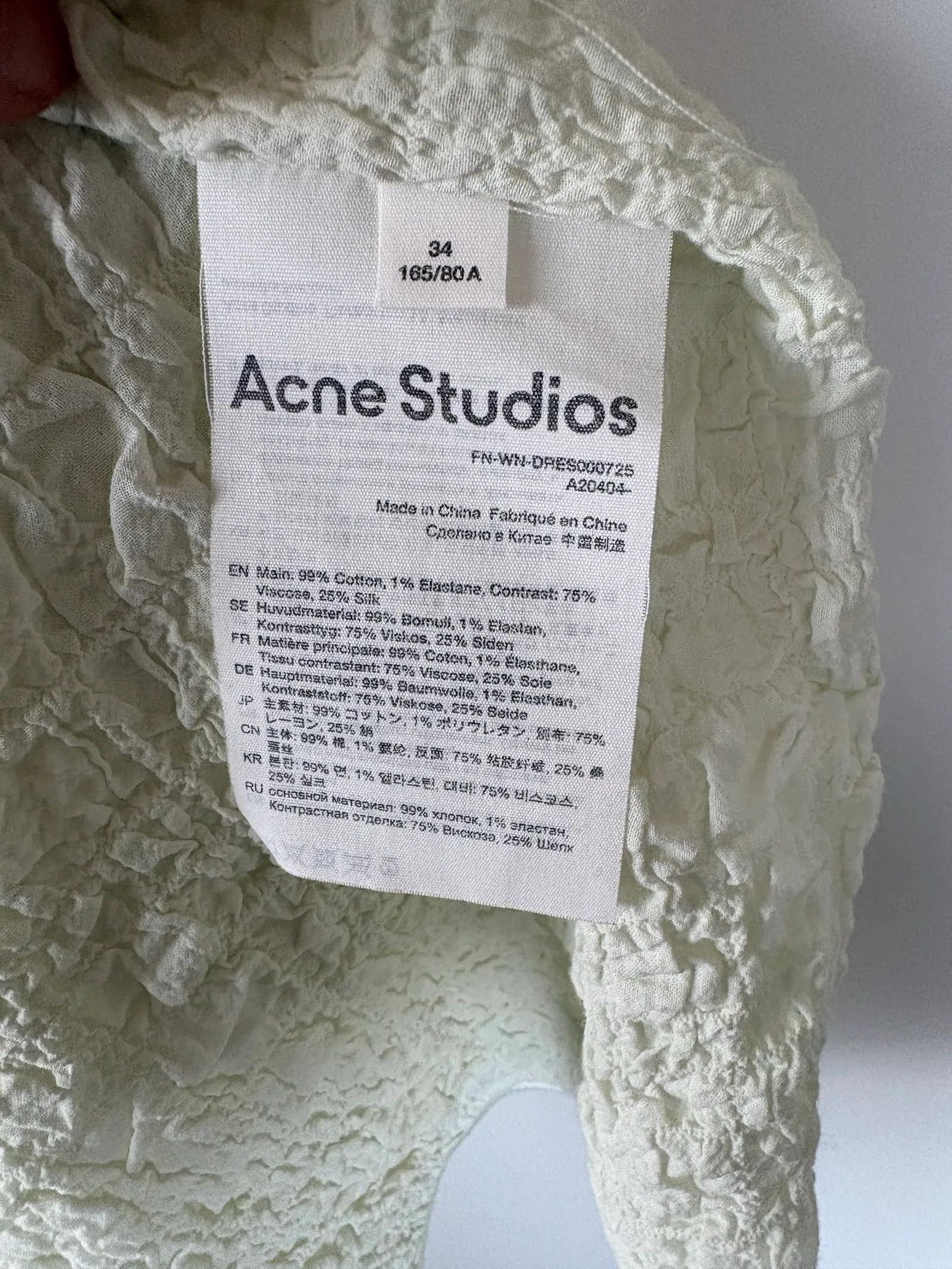 Acne Studios Acne Studios Dress Size XS / US 0-2 / IT 36-38 - 3 Thumbnail