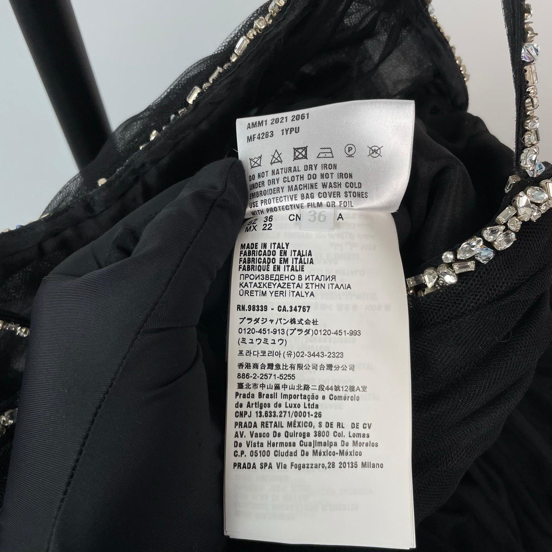 Miu Miu Miu Miu Black Dress 36 Women Size S / US 4 / IT 40 - 7 Thumbnail