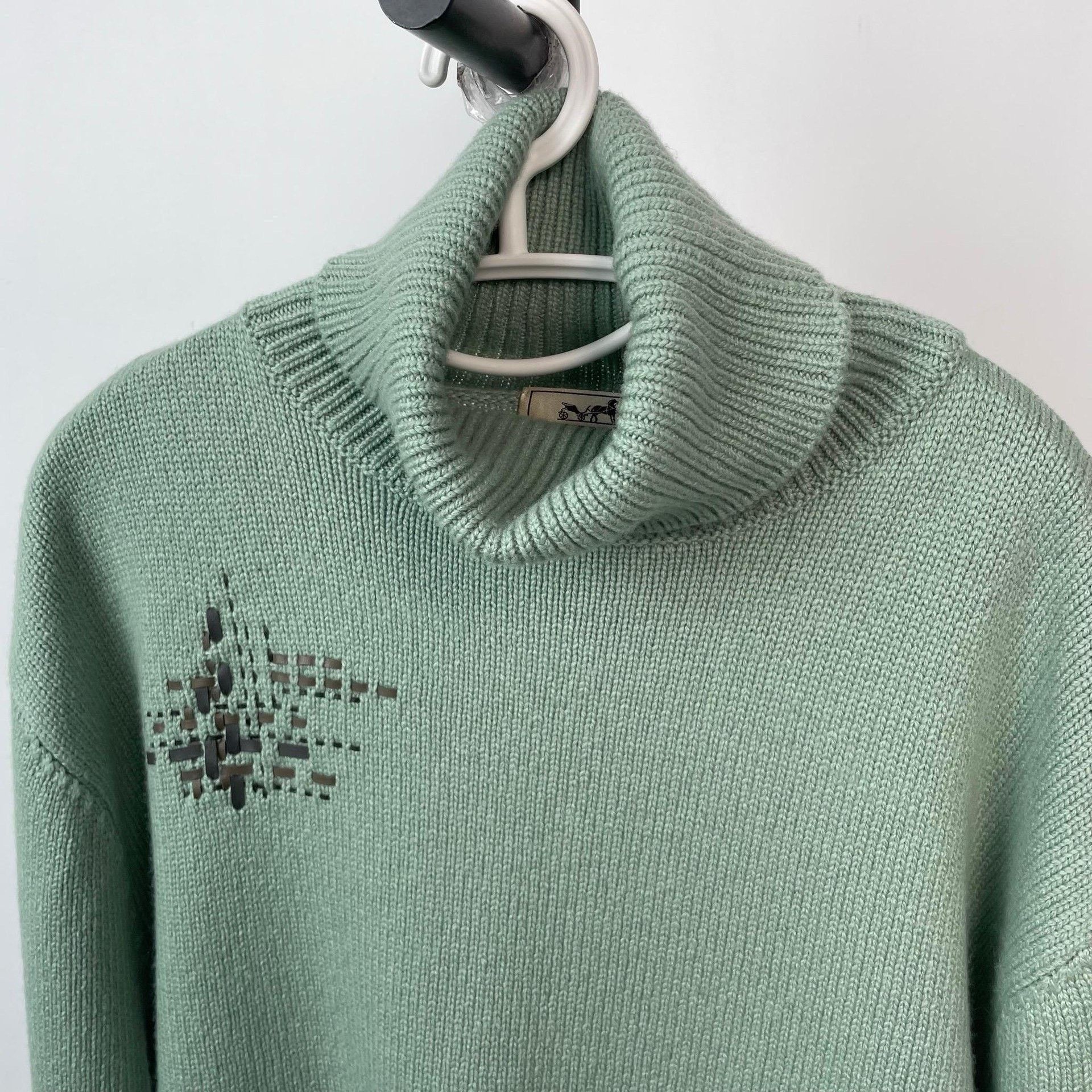 Hermes Hermes Green Sweater M Women Size M / US 6-8 / IT 42-44 - 8 Thumbnail