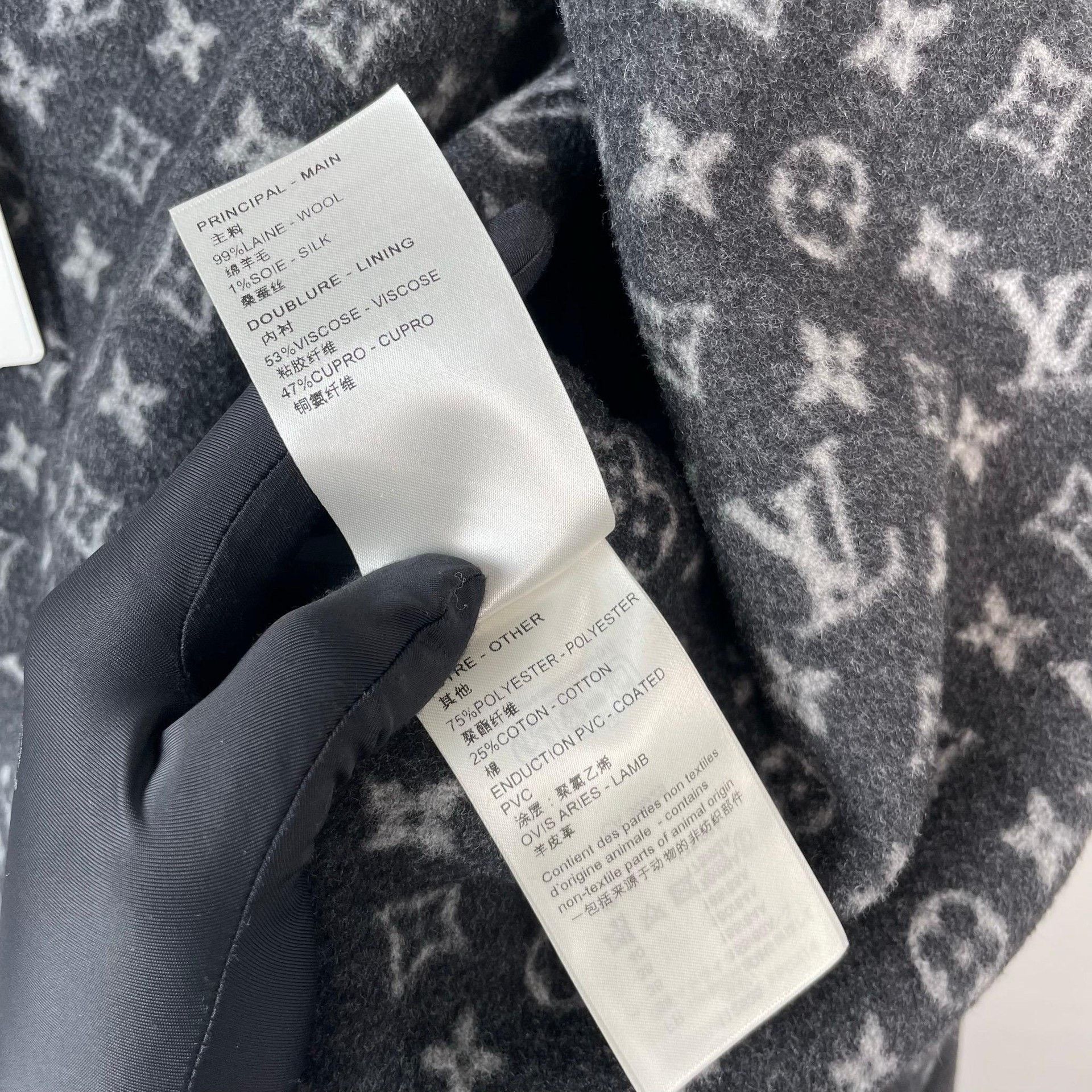 Louis Vuitton Louis Vuitton Gray Heavy Coat 36 Men Size US S / EU 44-46 / 1 - 9 Thumbnail