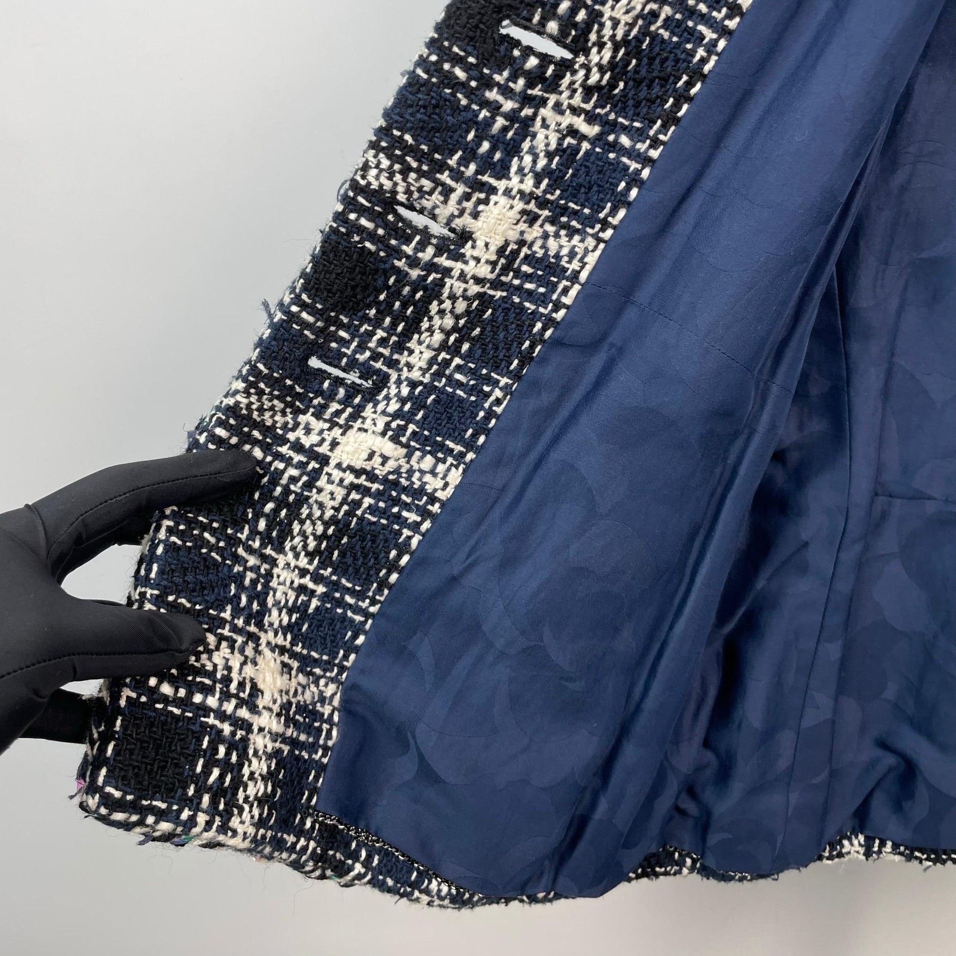 Chanel Chanel Laser Blue Jacket S Women Size S / US 4 / IT 40 - 4 Thumbnail