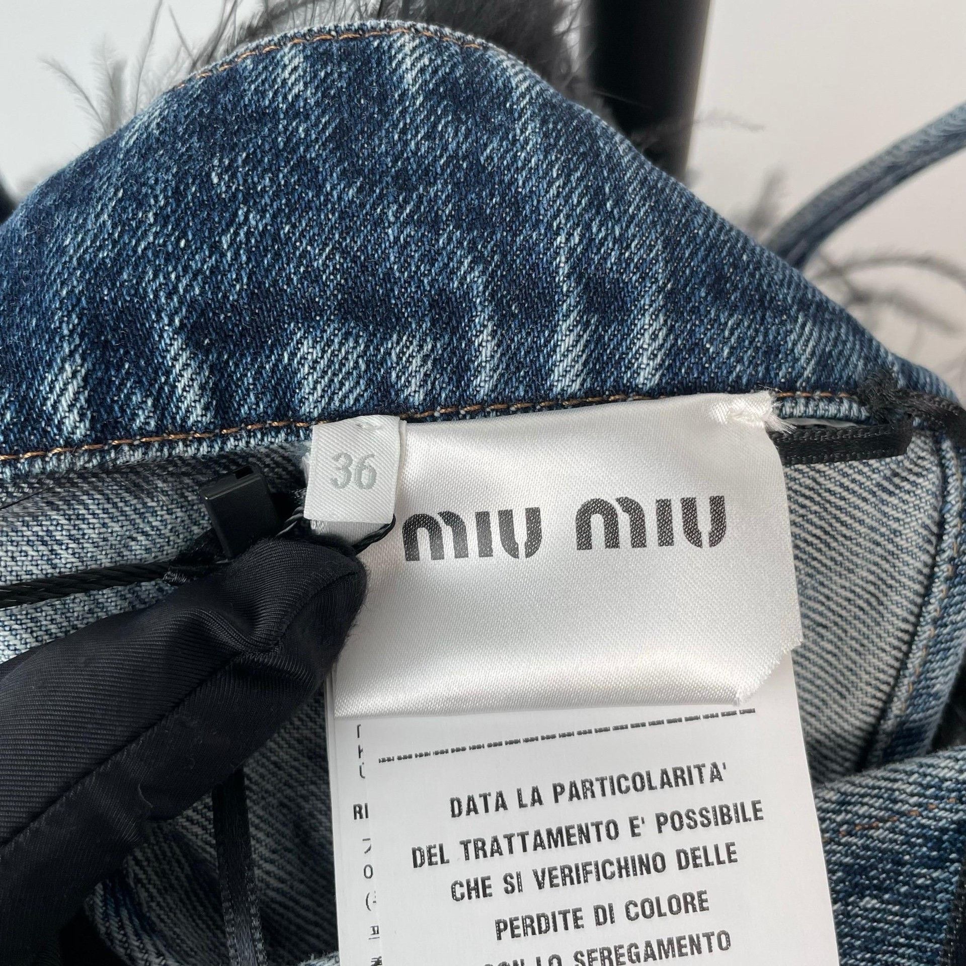 Miu Miu Miu Miu Washed Blue Tank Top 36 Women Size S / US 4 / IT 40 - 7 Thumbnail